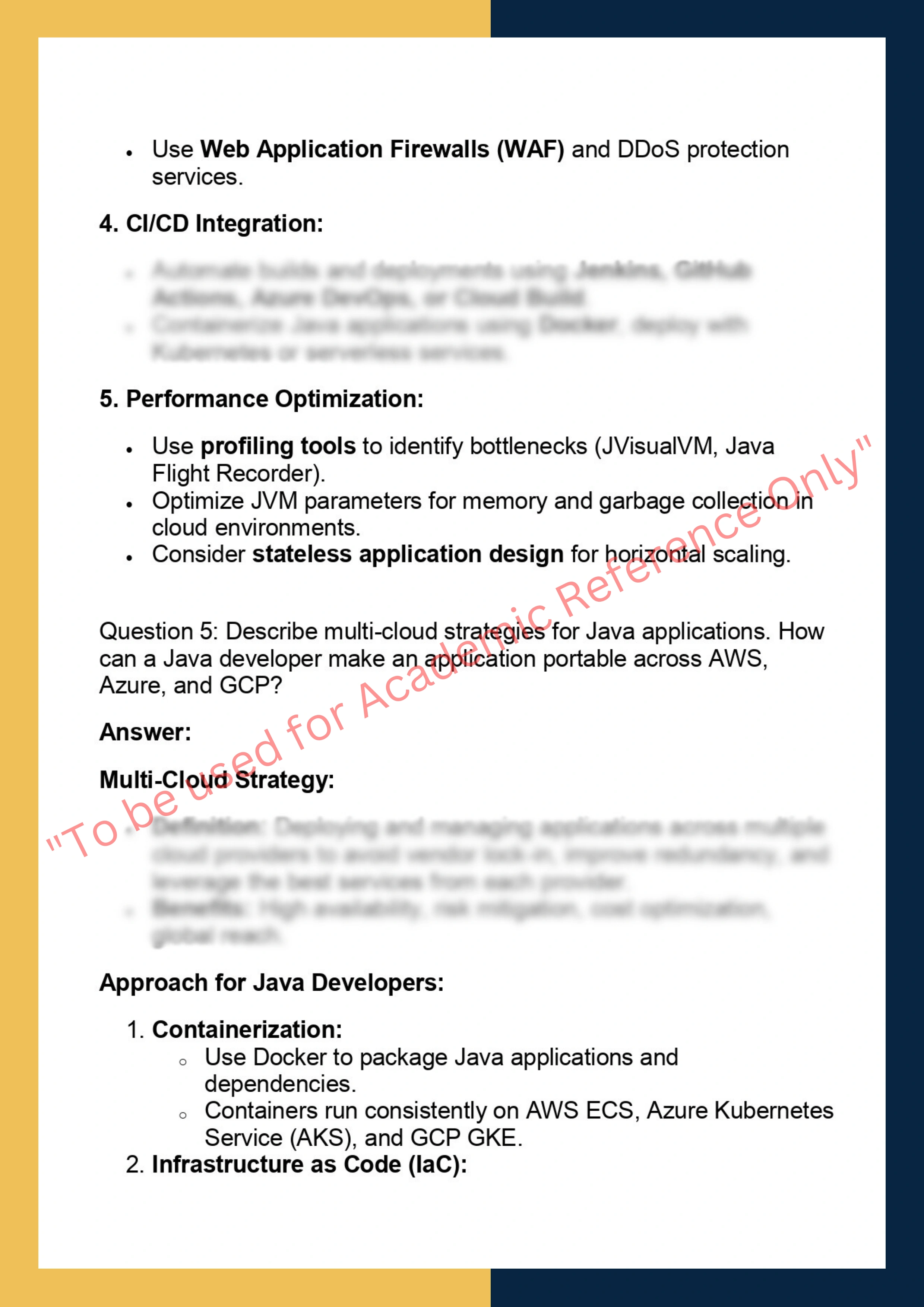 CCJ617 – Cloud  Computing with Java 5