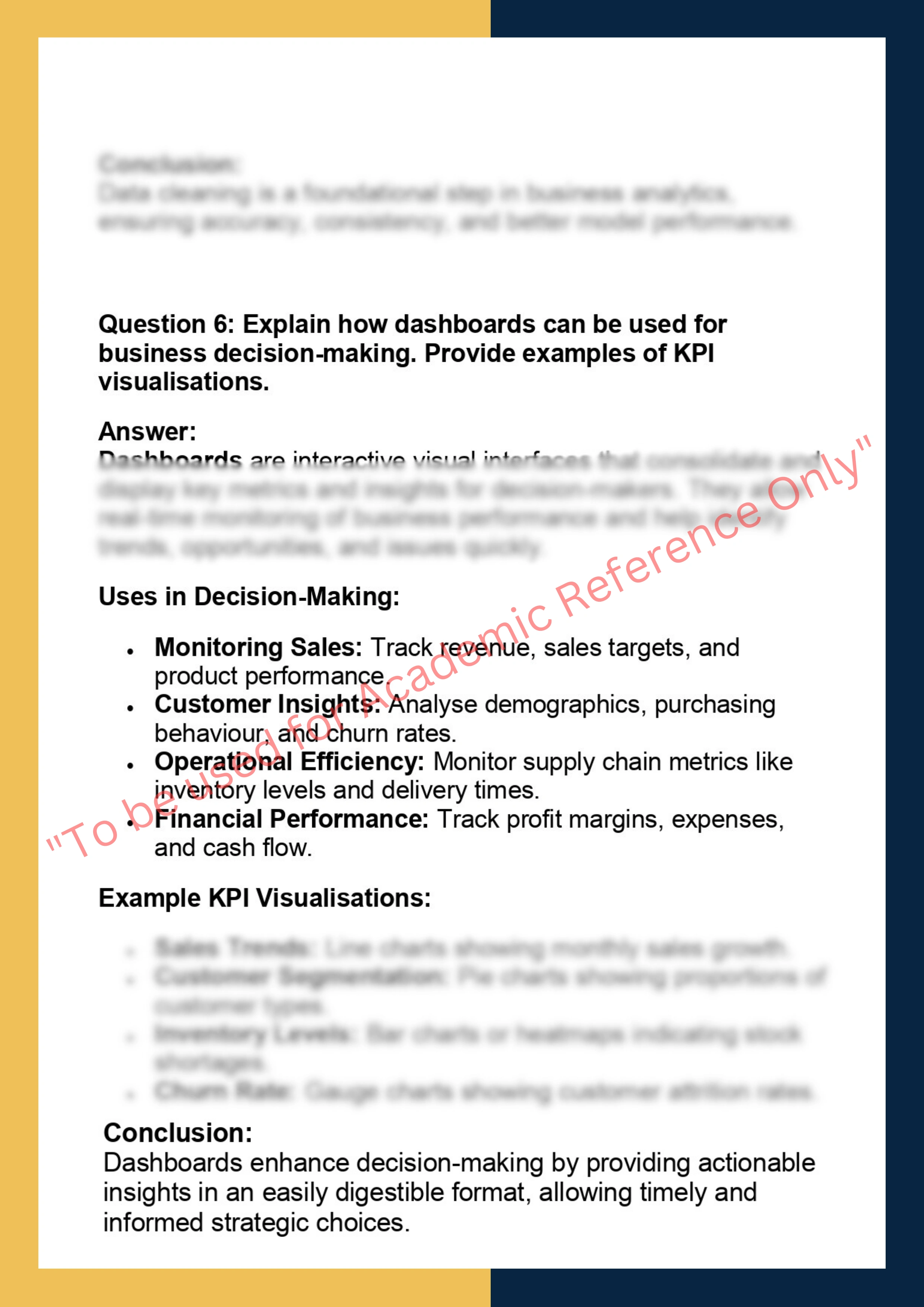 INF70008 - Business Analytics and  Visualisation 5