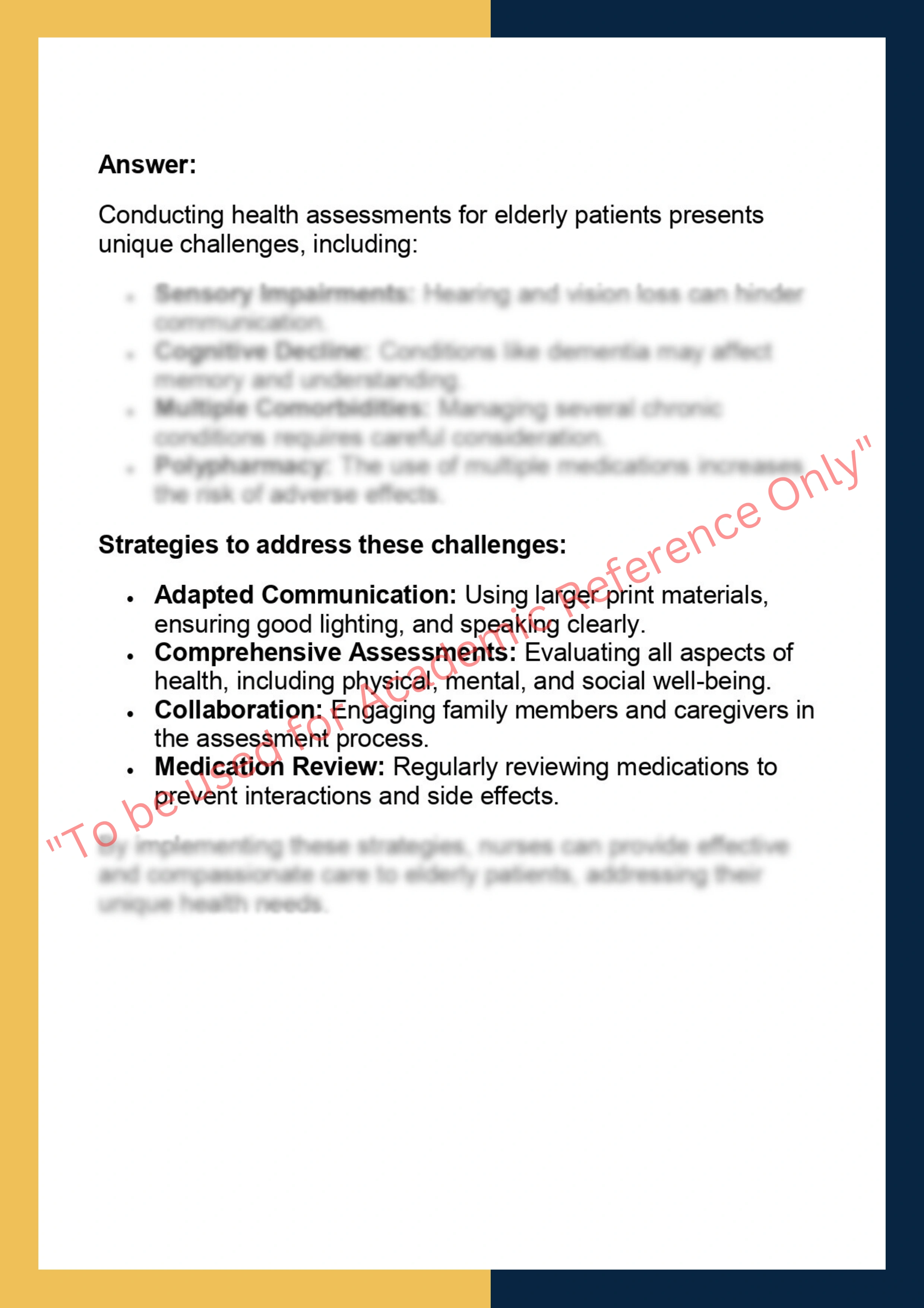 HLM601 – Nursing Practice and Health 5