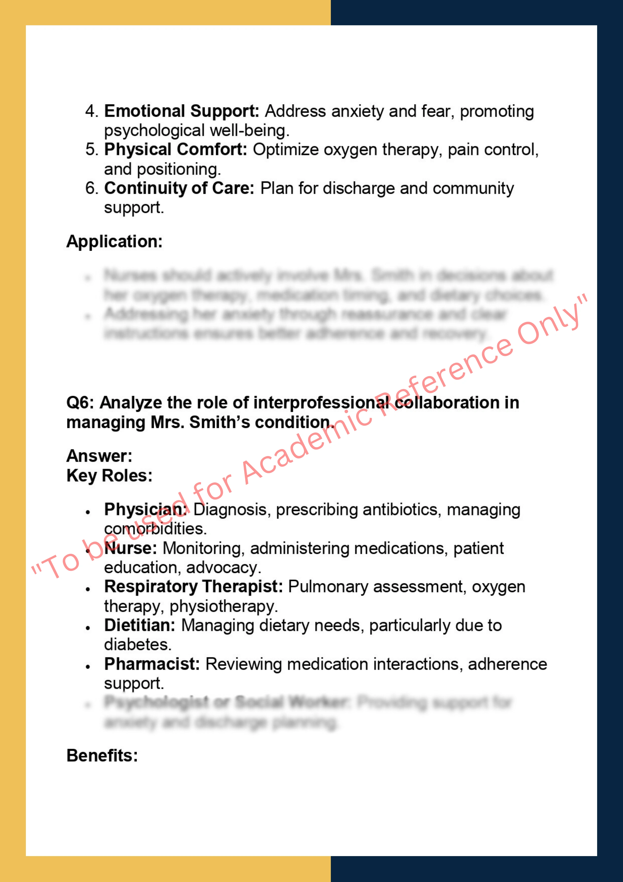 SNPPR1 – Clinical Nursing Practice 5