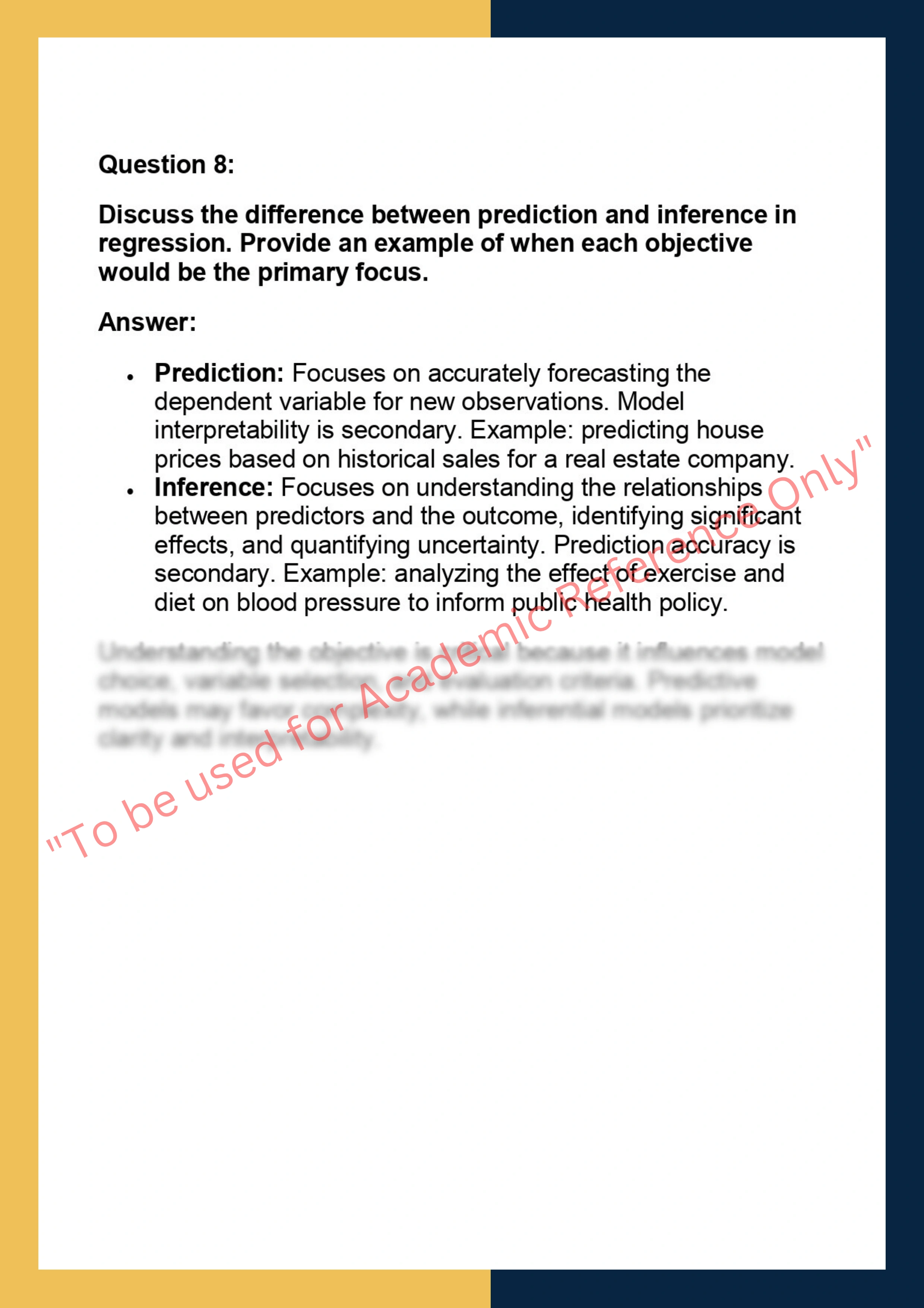 STAT 565 – Applied Regression Analysis 5