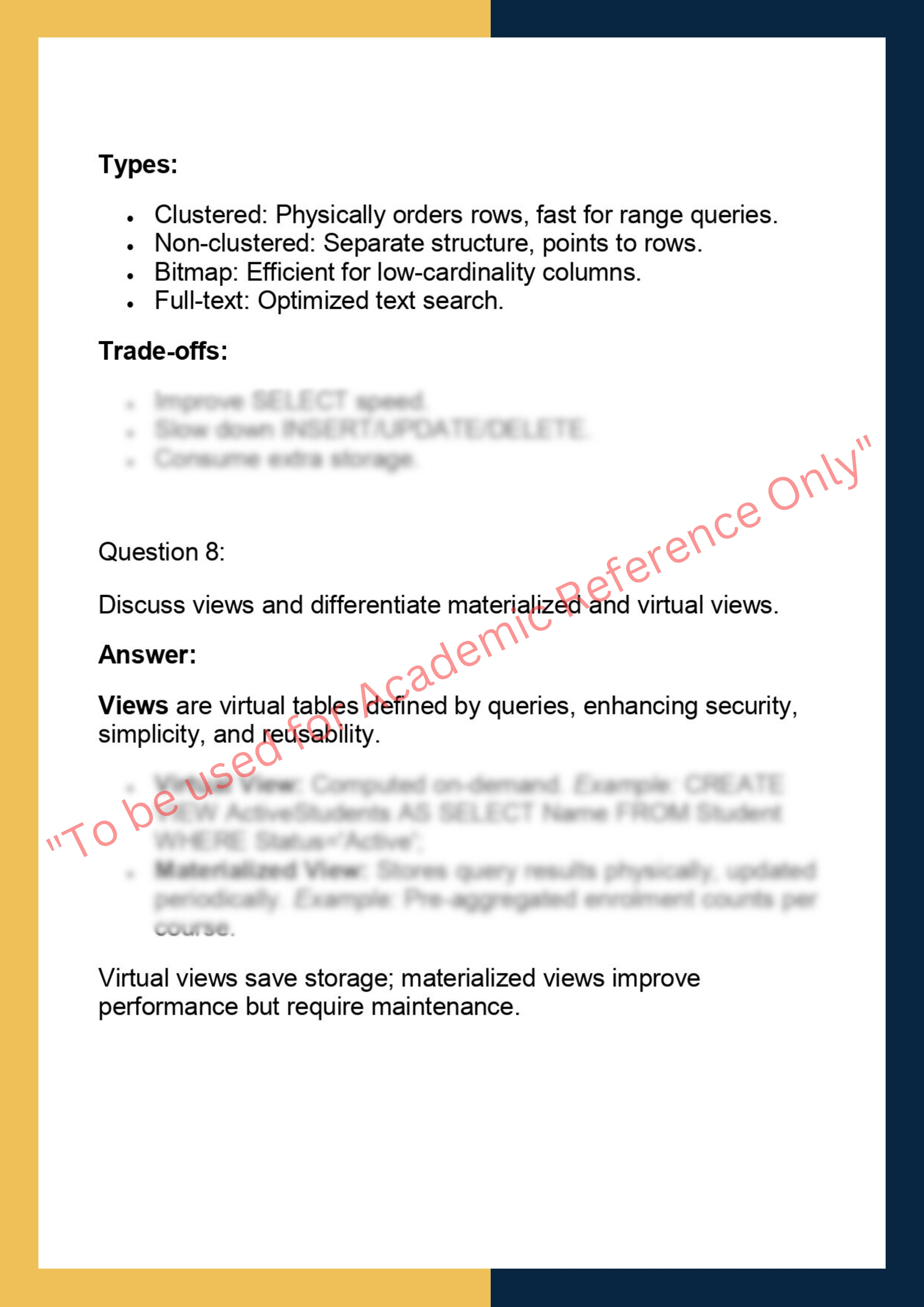 INFS2200 – Relational Database Systems 5