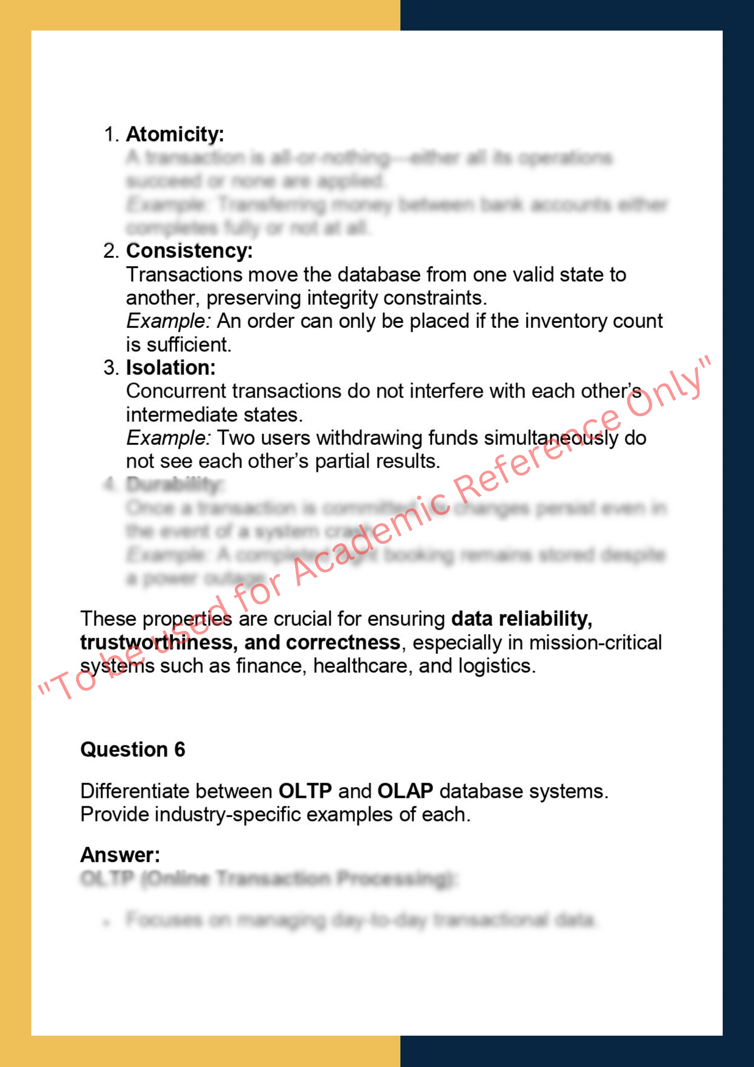 CSE 414 – Introduction to Databases  Assignment 5