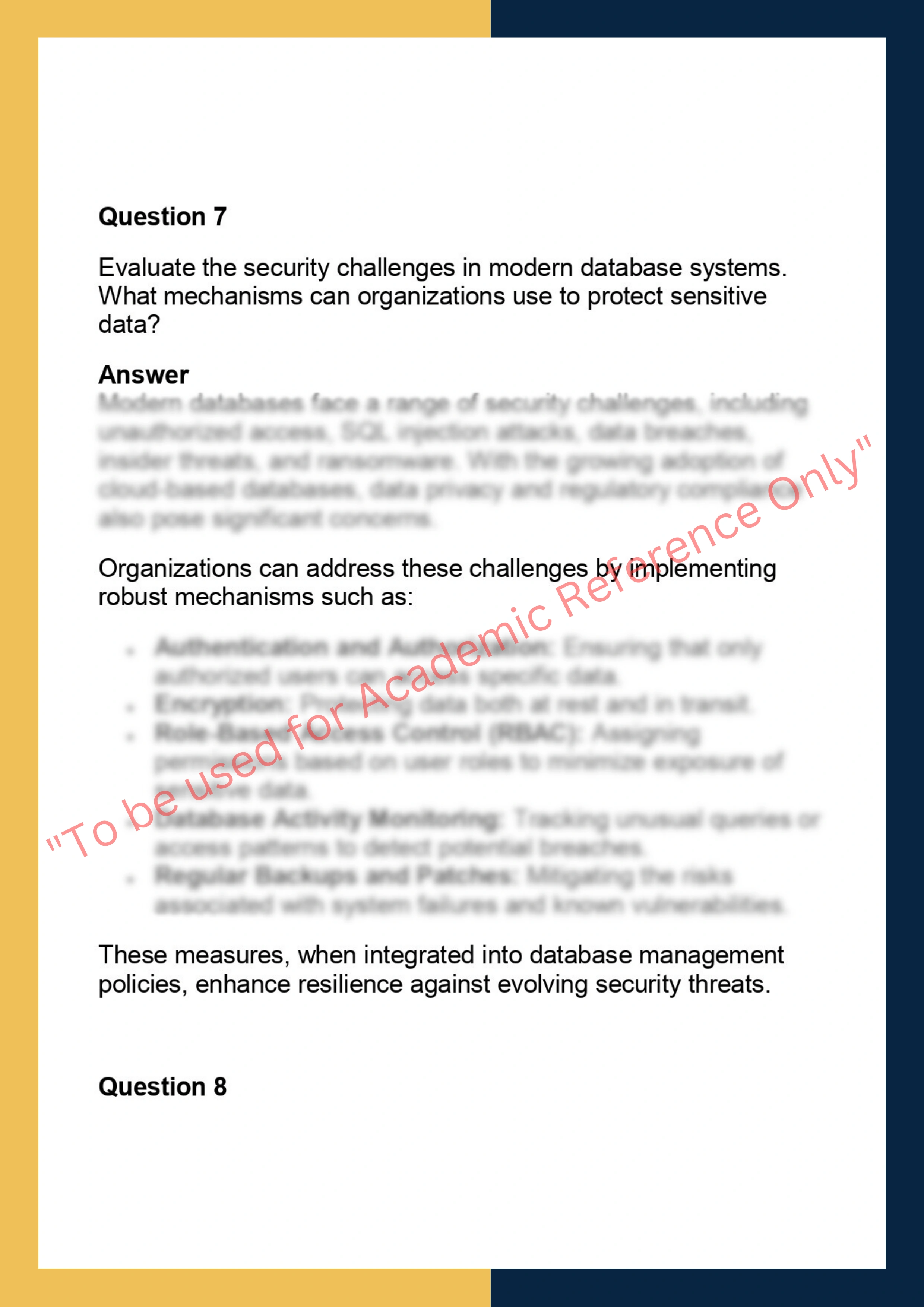 COM2008 –  Database Systems 5