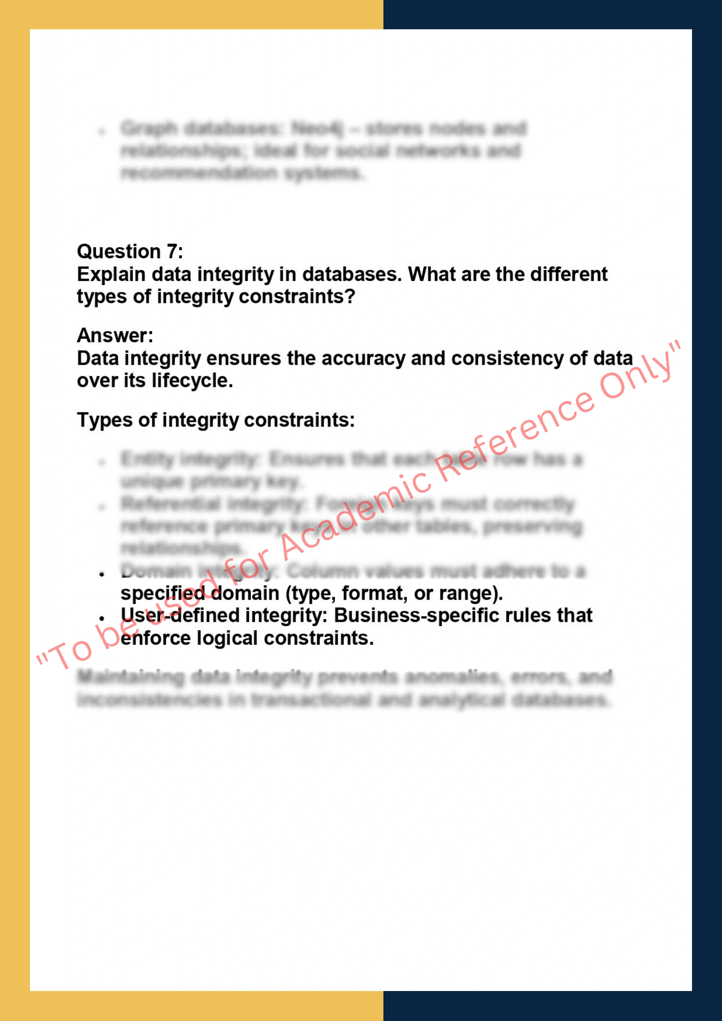BCS-053 – Database Management Systems 5