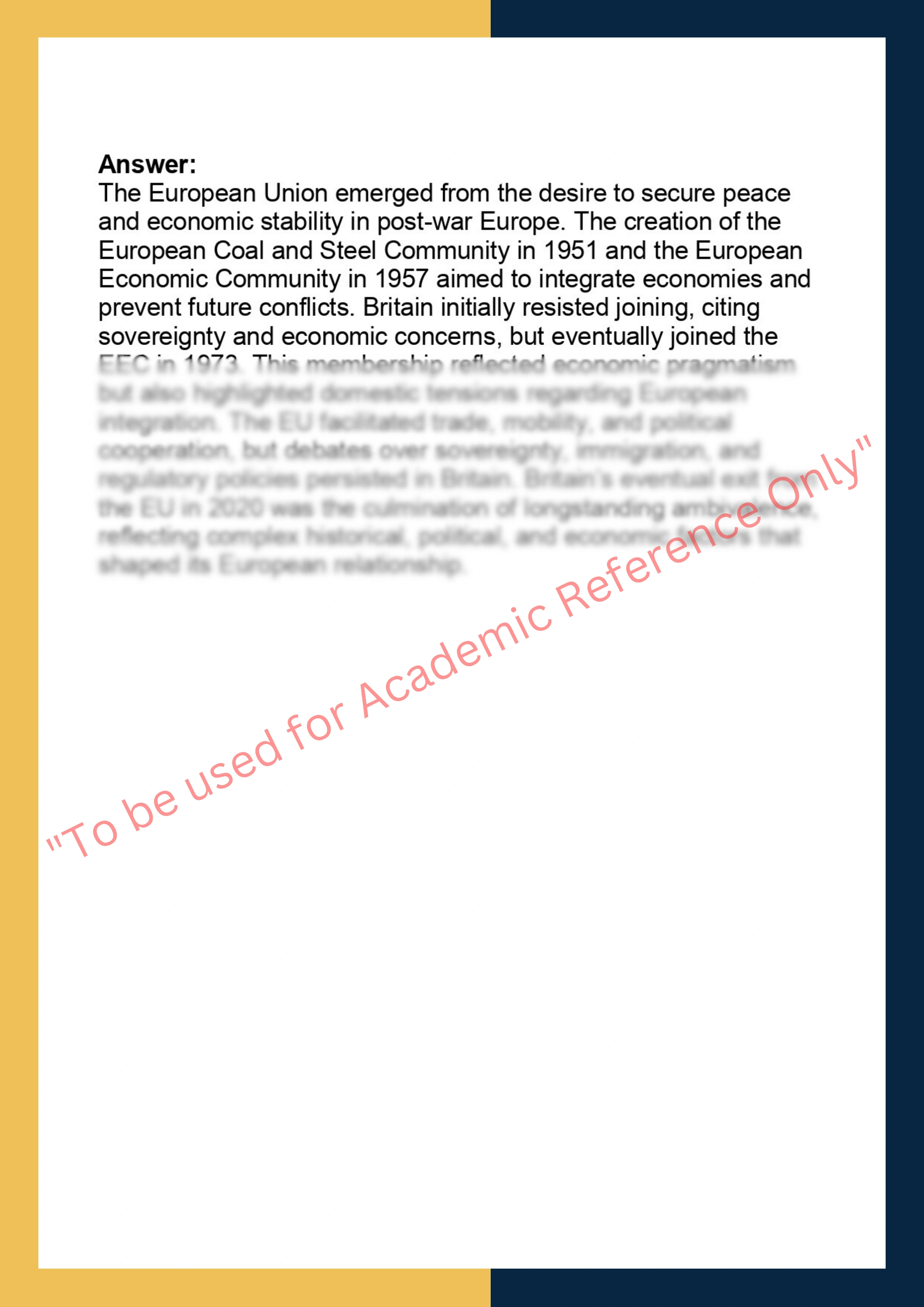 HIS201 –  Modern History 5