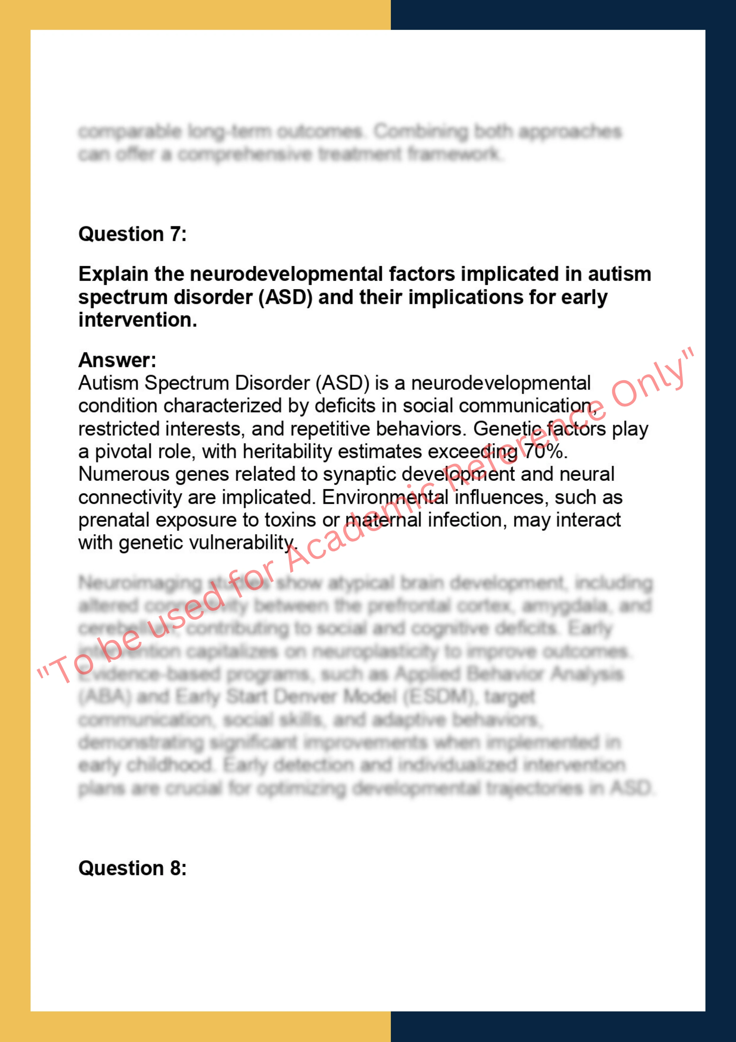 PSY301 –  Abnormal Psychology 5