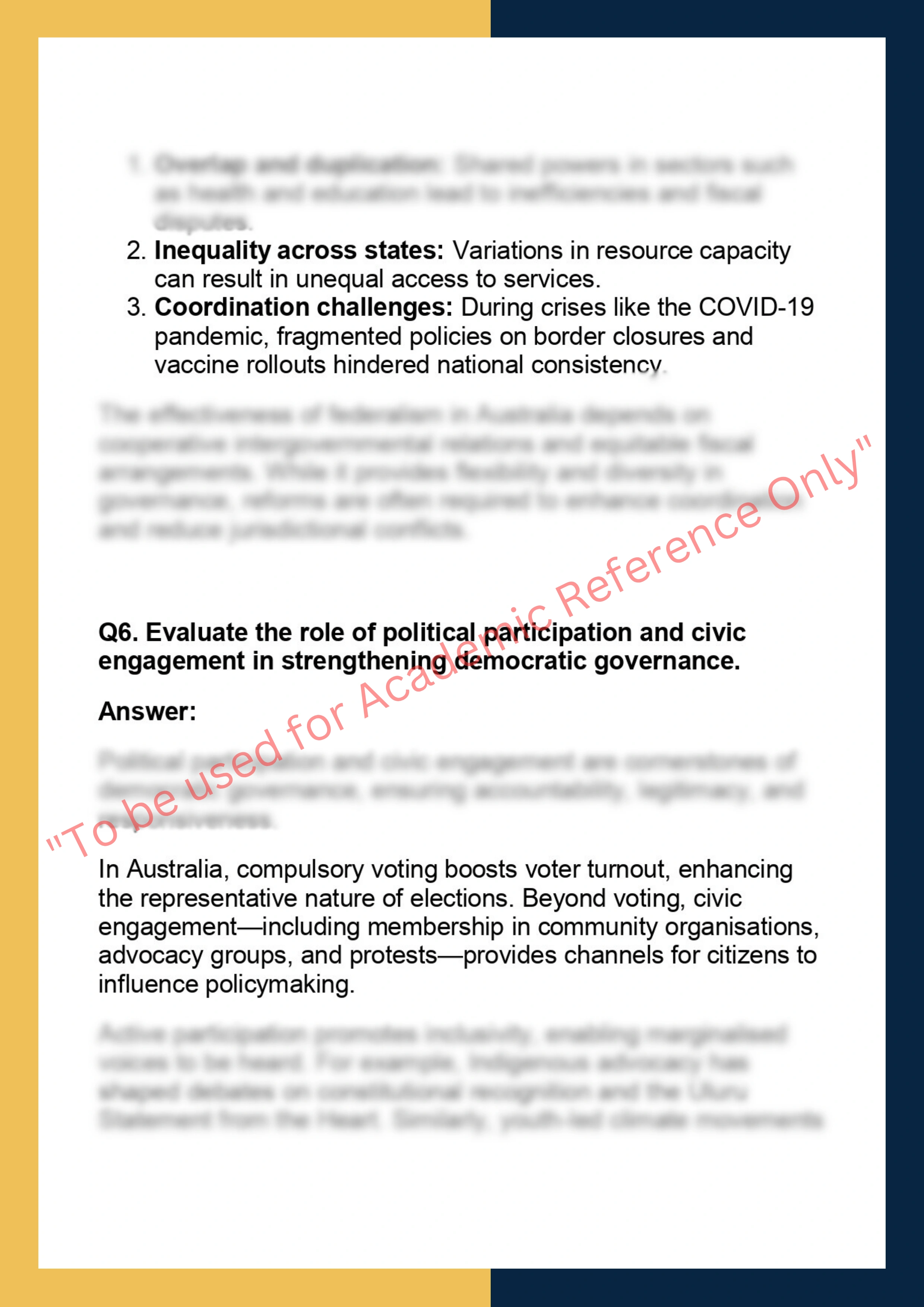 POL101 –  Political Science 5
