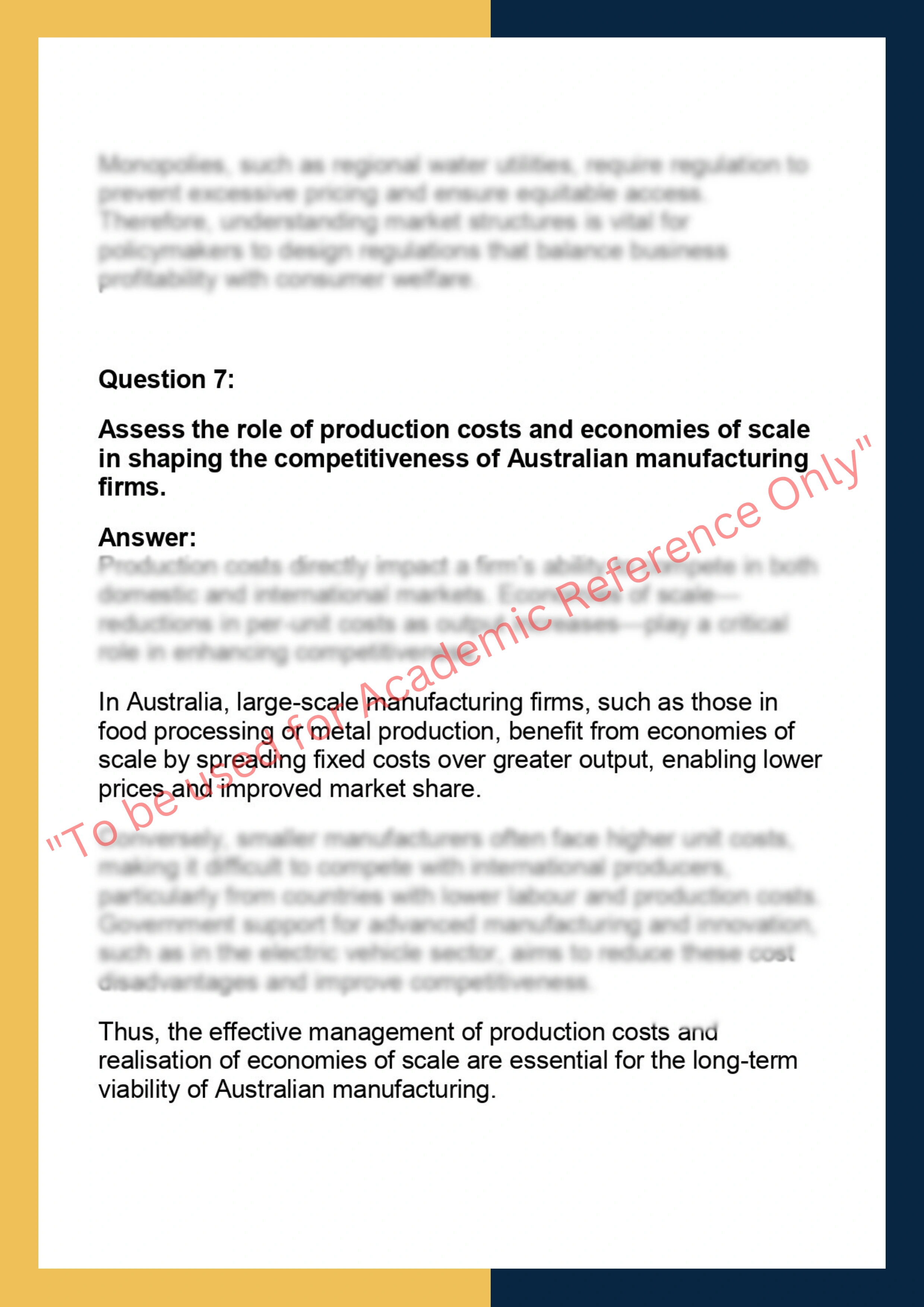 ECO201 –  Microeconomics 5