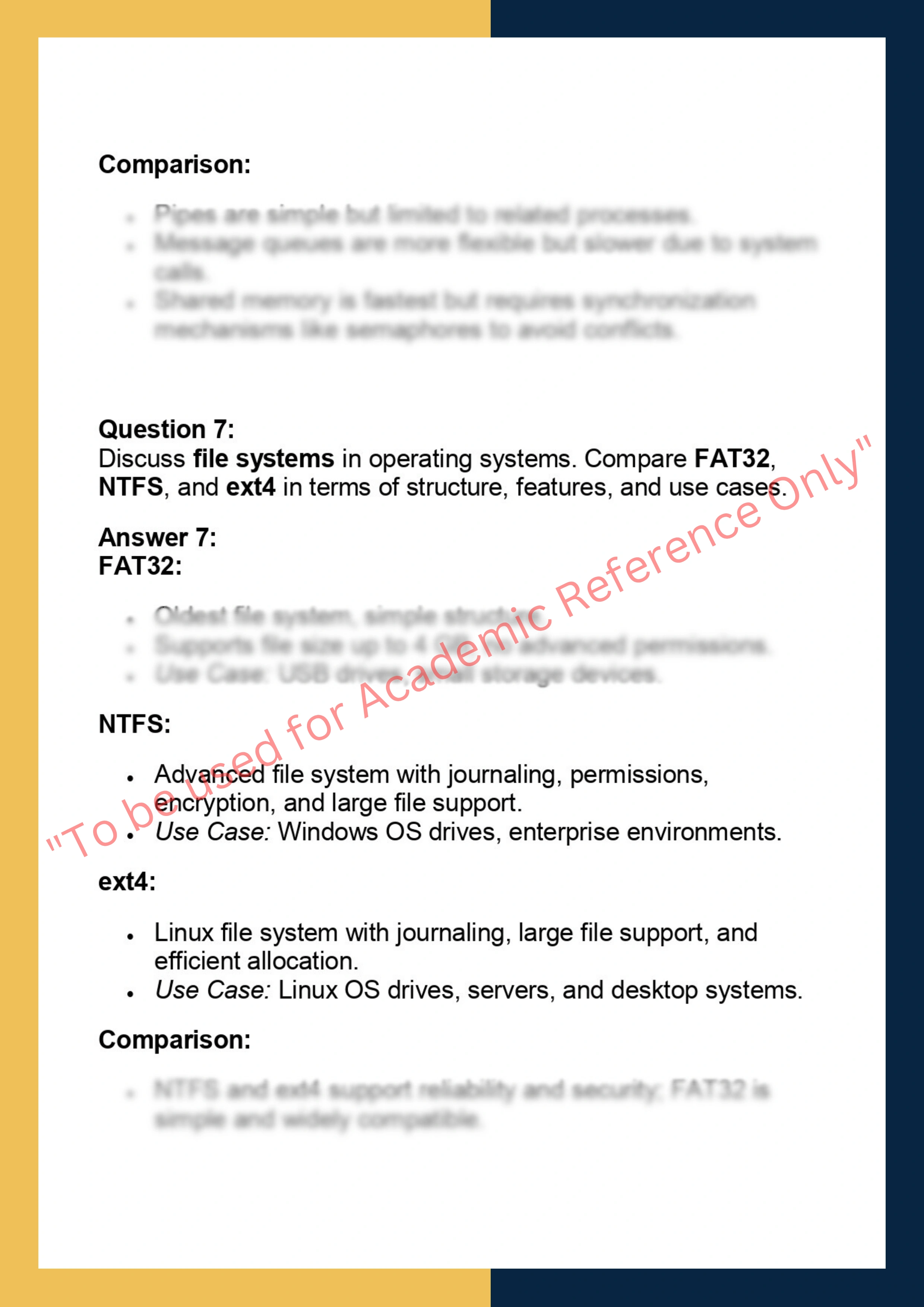 CS302 – Operating Systems Programming 5