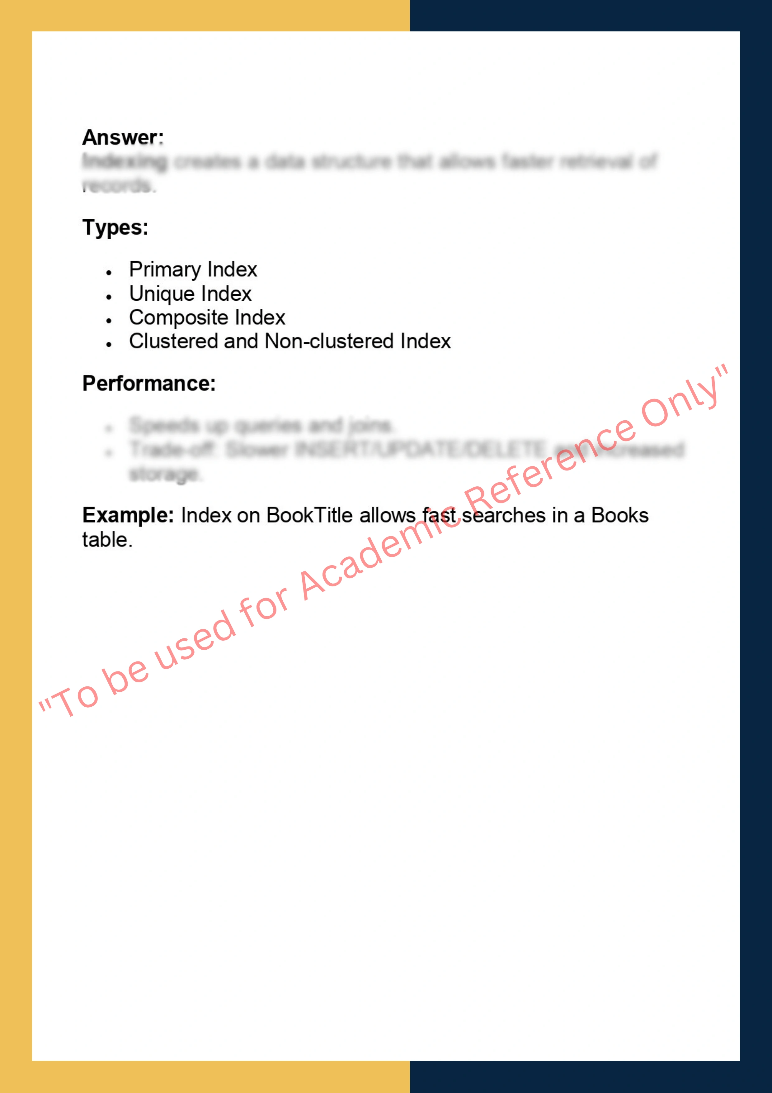 CS303 – Database Programming 5