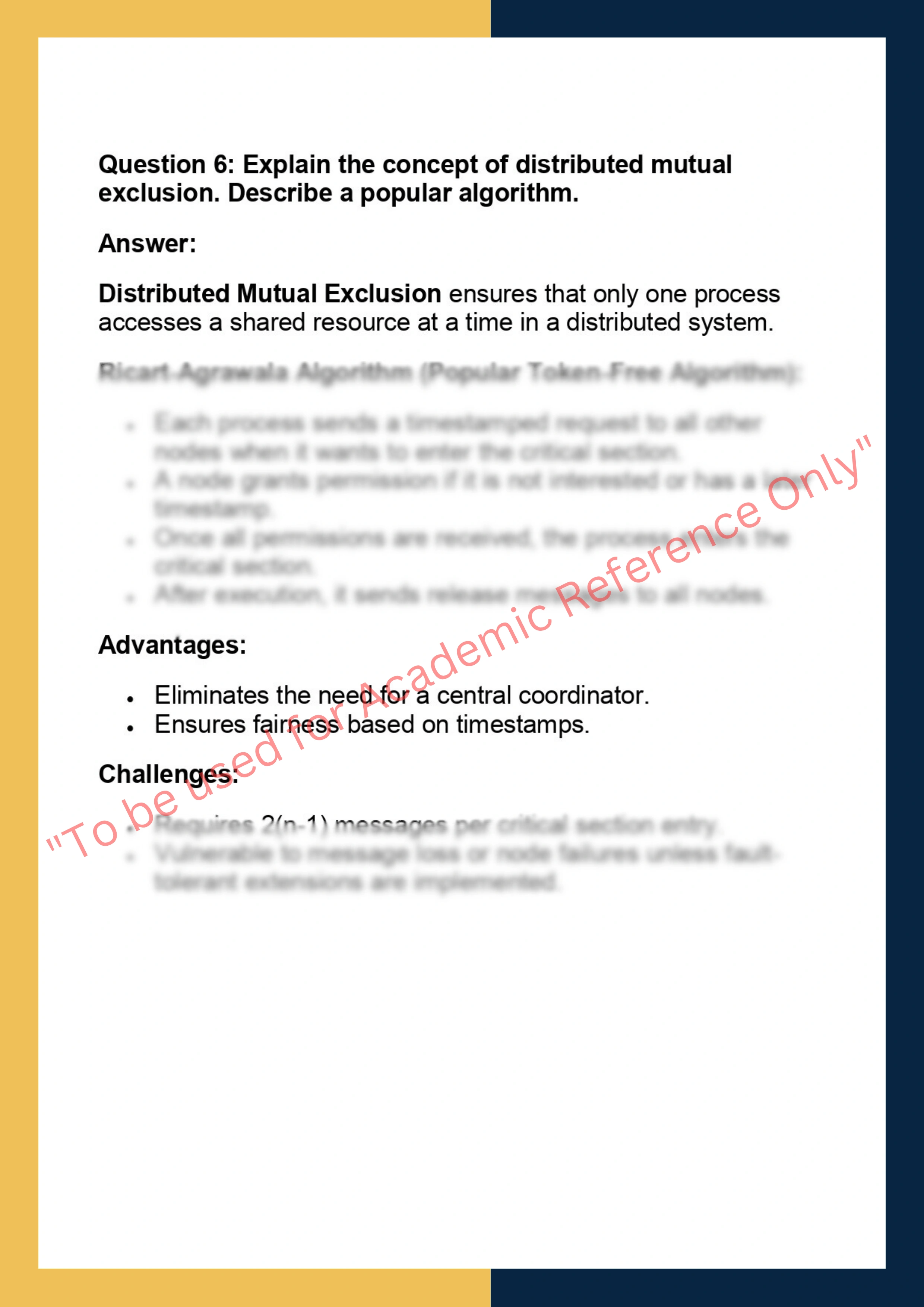 CS402 –  Distributed Systems Programming 5