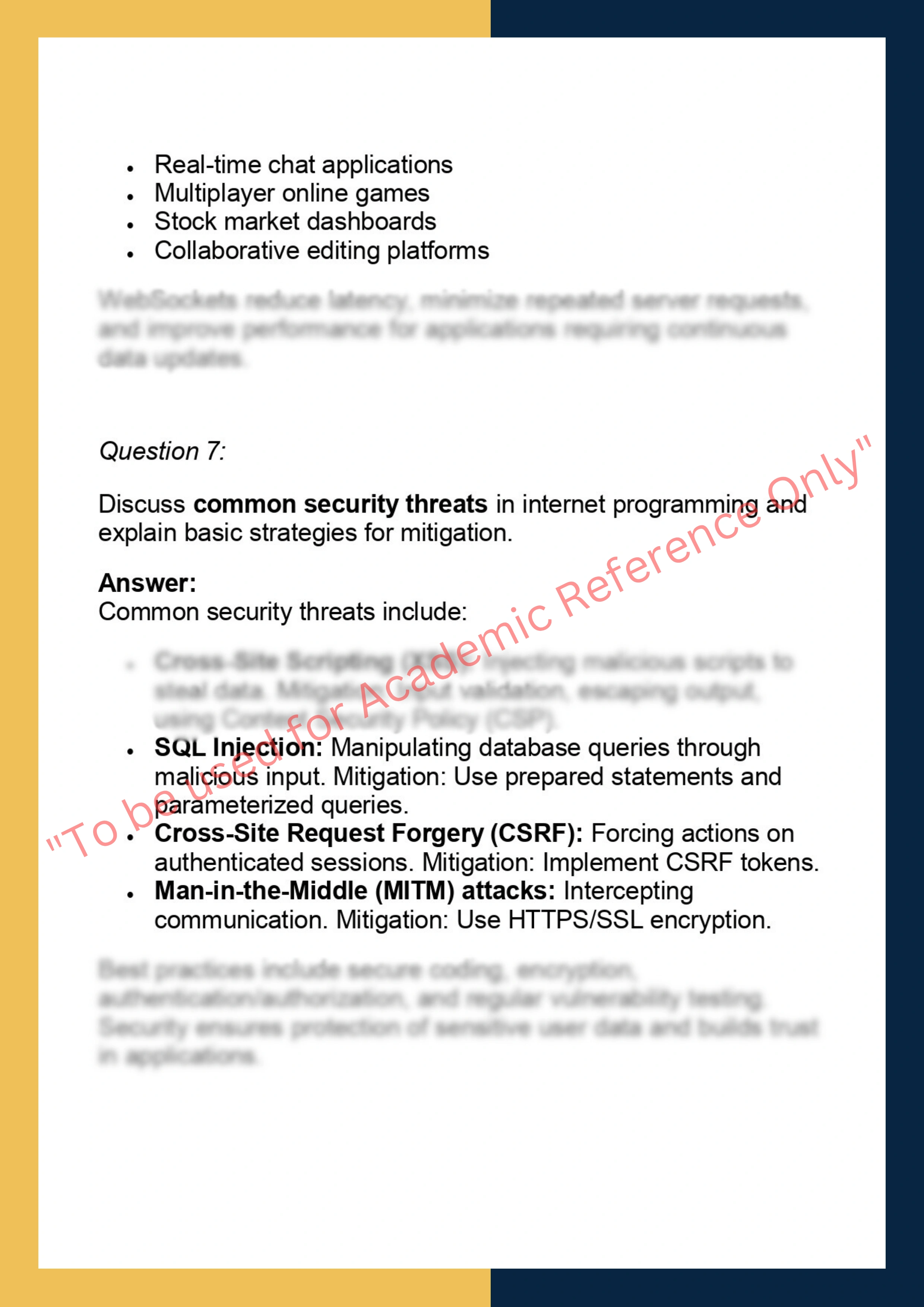 IT201 – Internet Programming 5