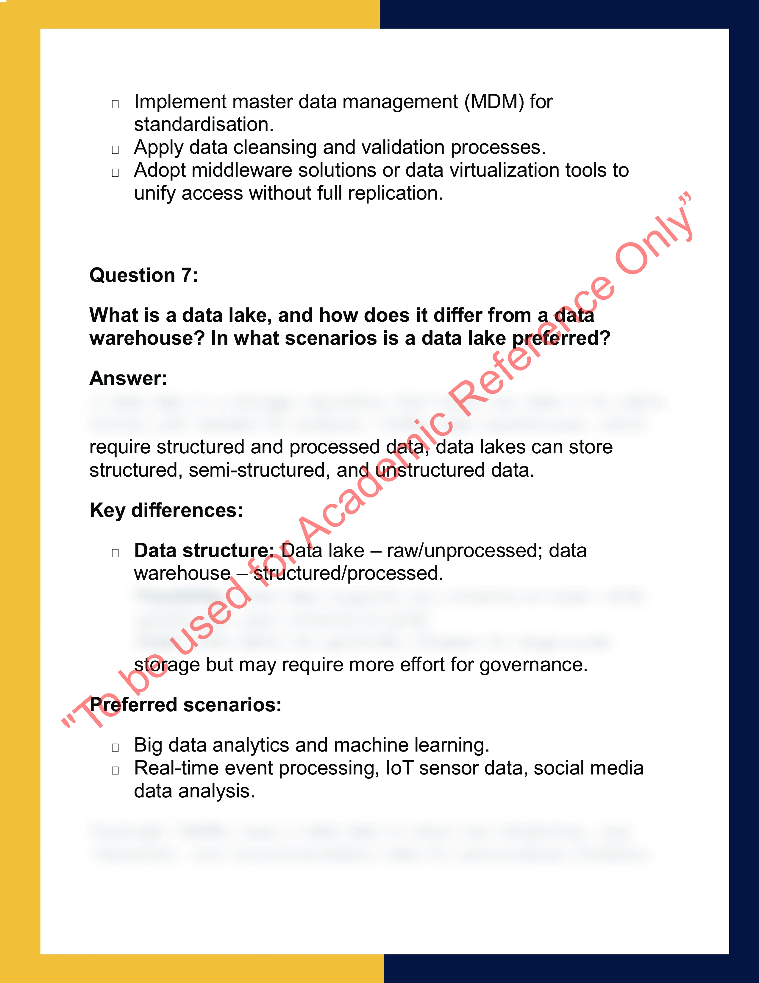 EBSY701 – Data Management & Repositories 5