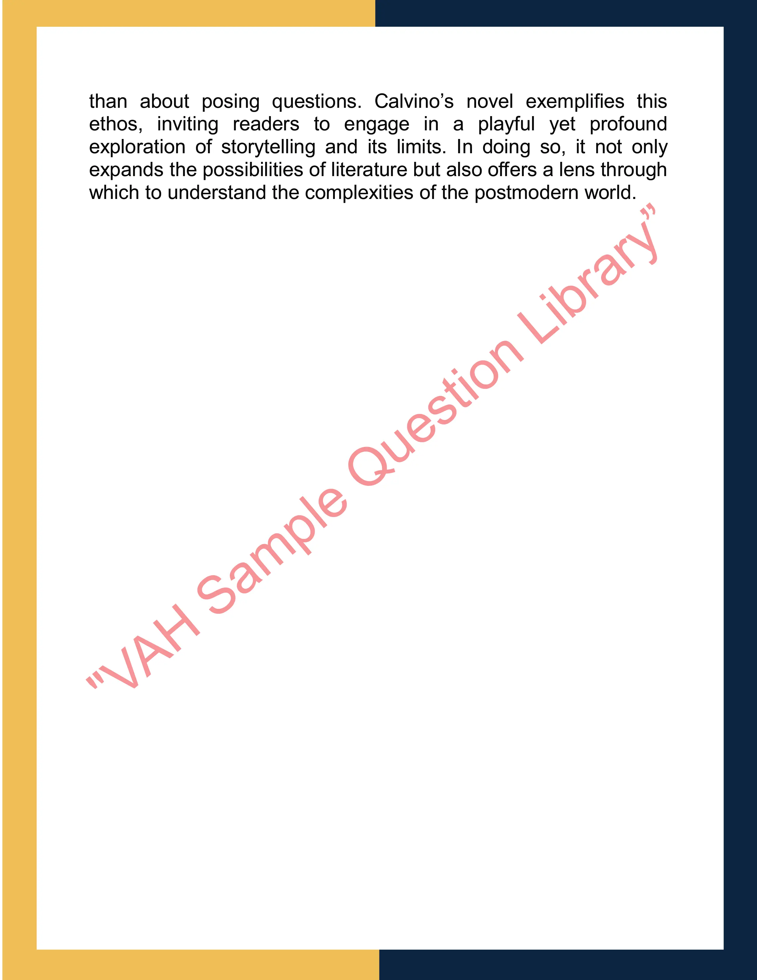 Assignment sample solution of ENG704 - Advanced Literary Studies 5