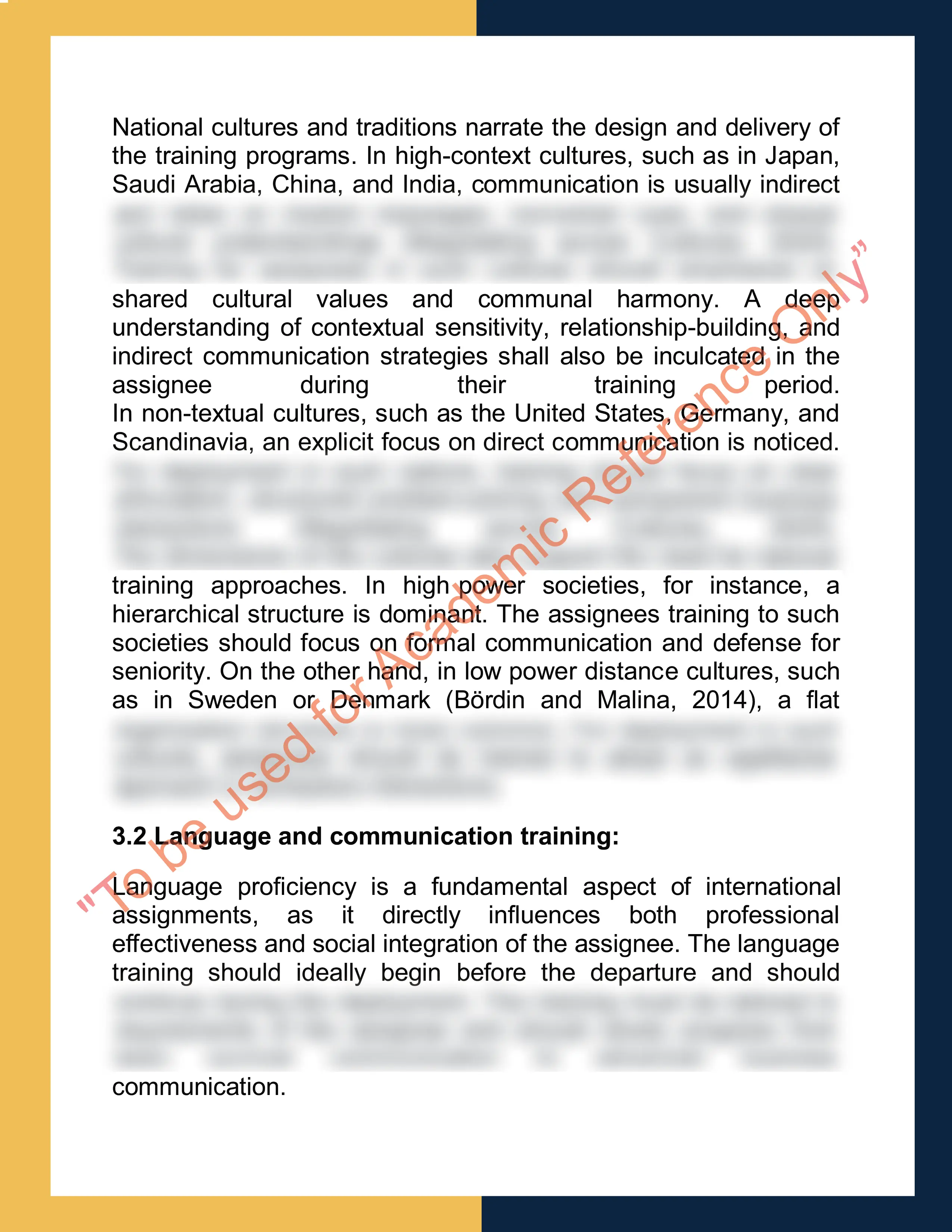 Assignment sample solution of 7HURM008W - Strategic Global Mobility 5
