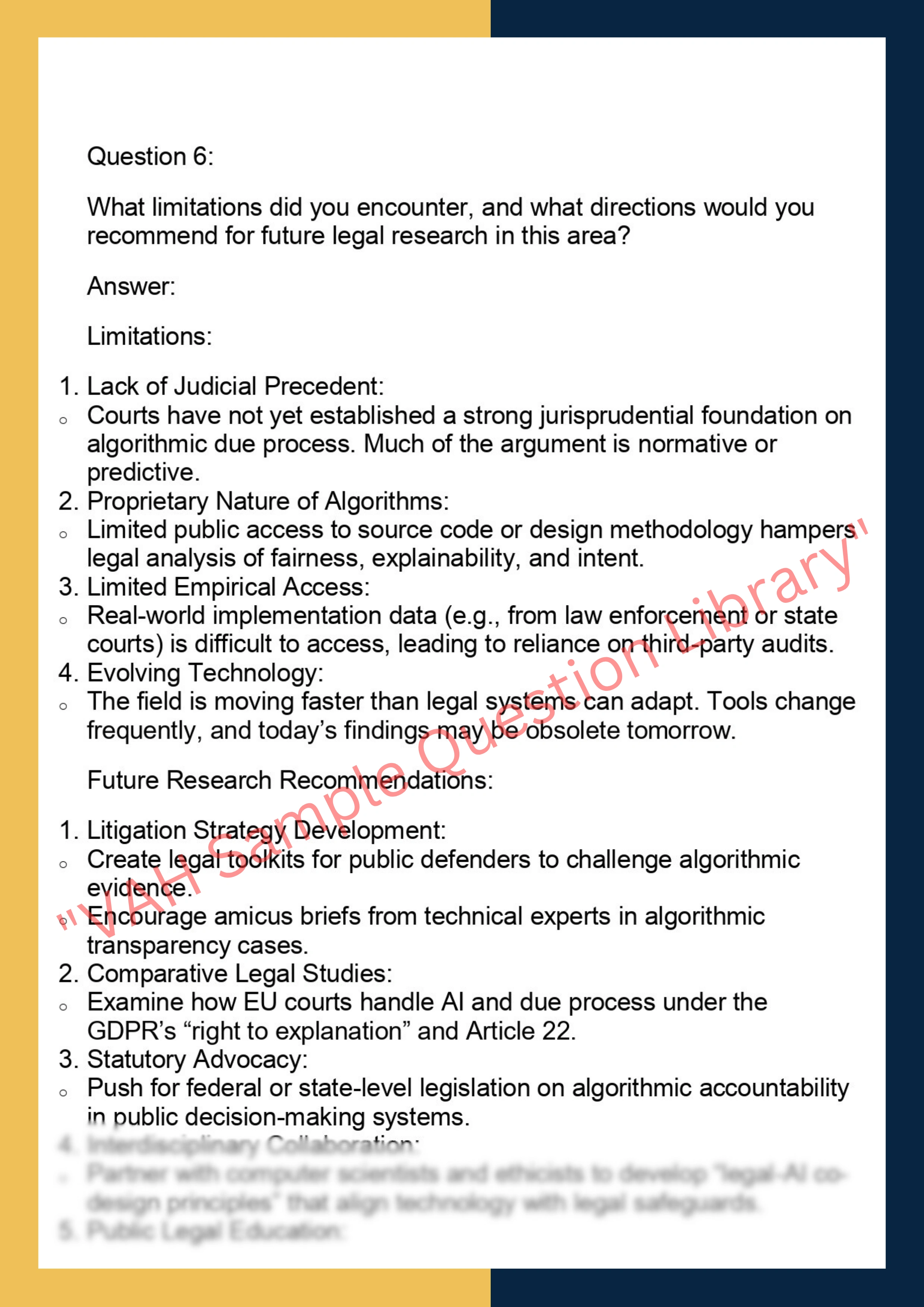 LAW7001–  Legal Research Thesis 6