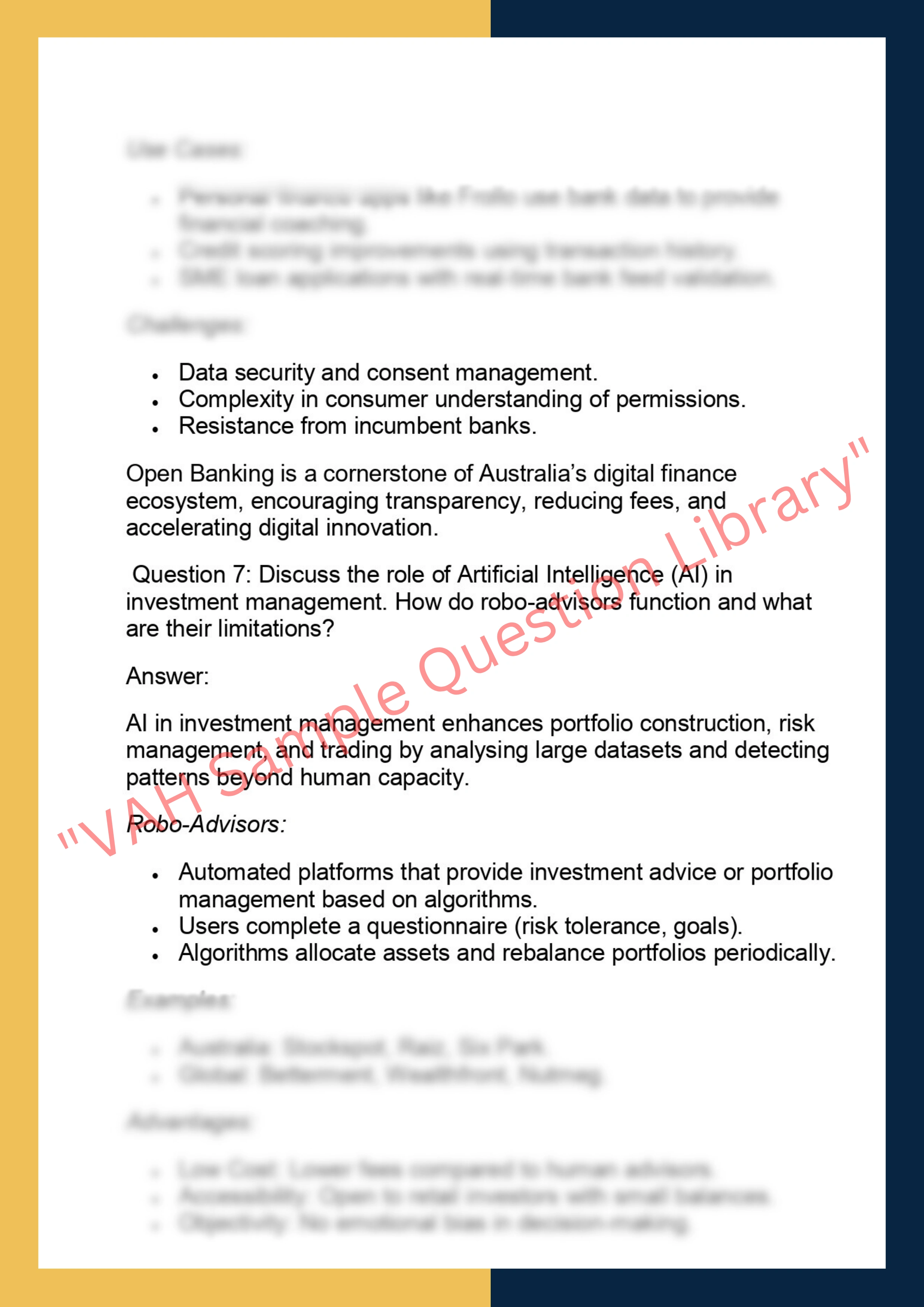 FINC6016 – FinTech & Digital Finance 7