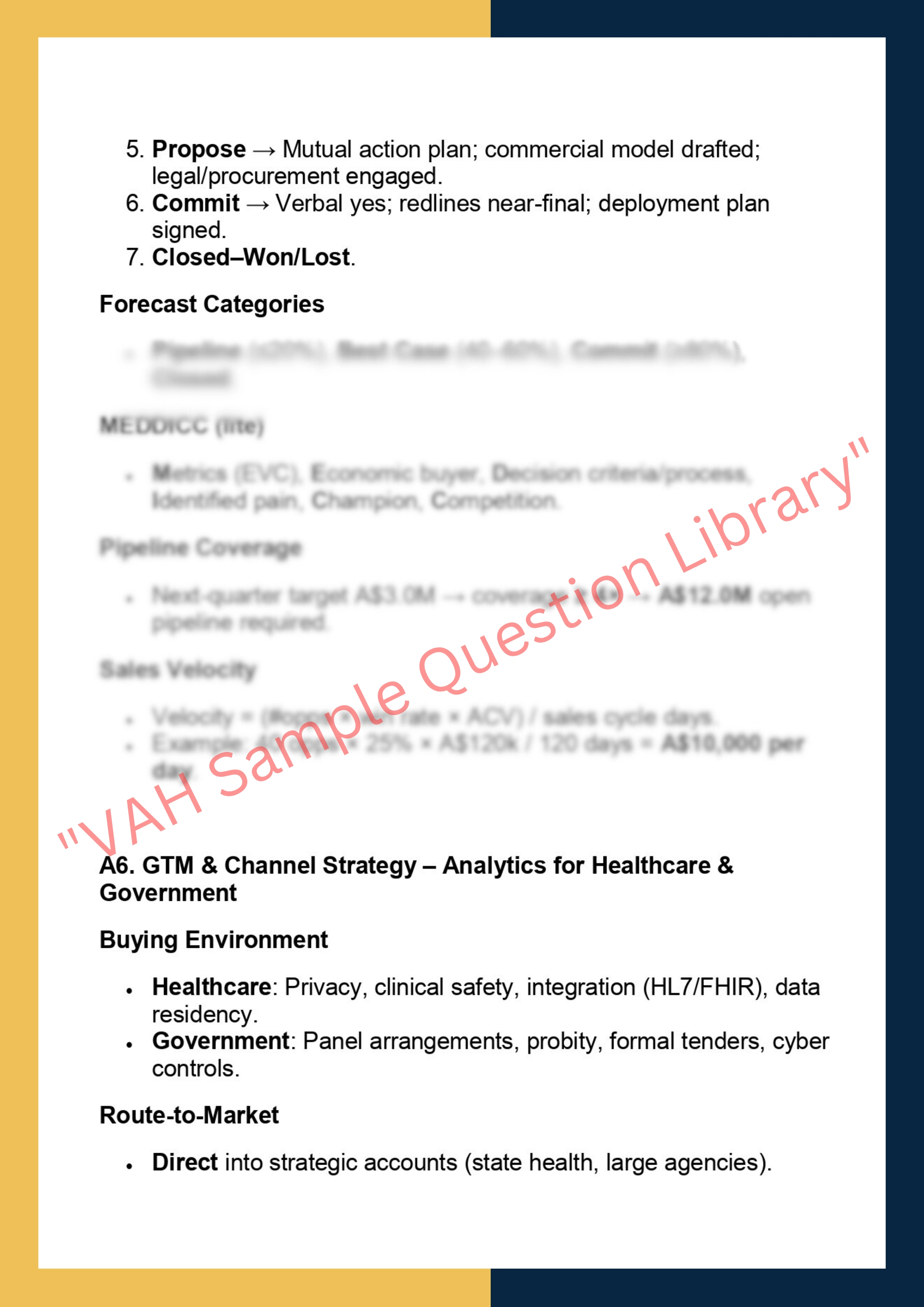 MKTG6013 -  B2B Marketing and Sales 6