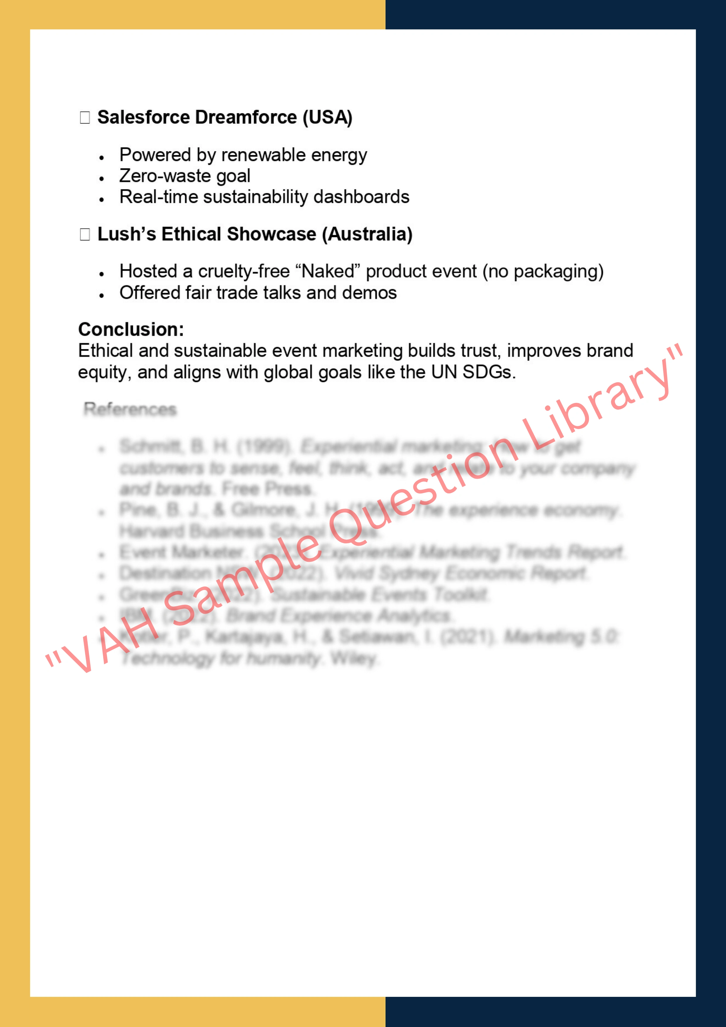 MKTG6015 - Experiential and Event Marketing 6