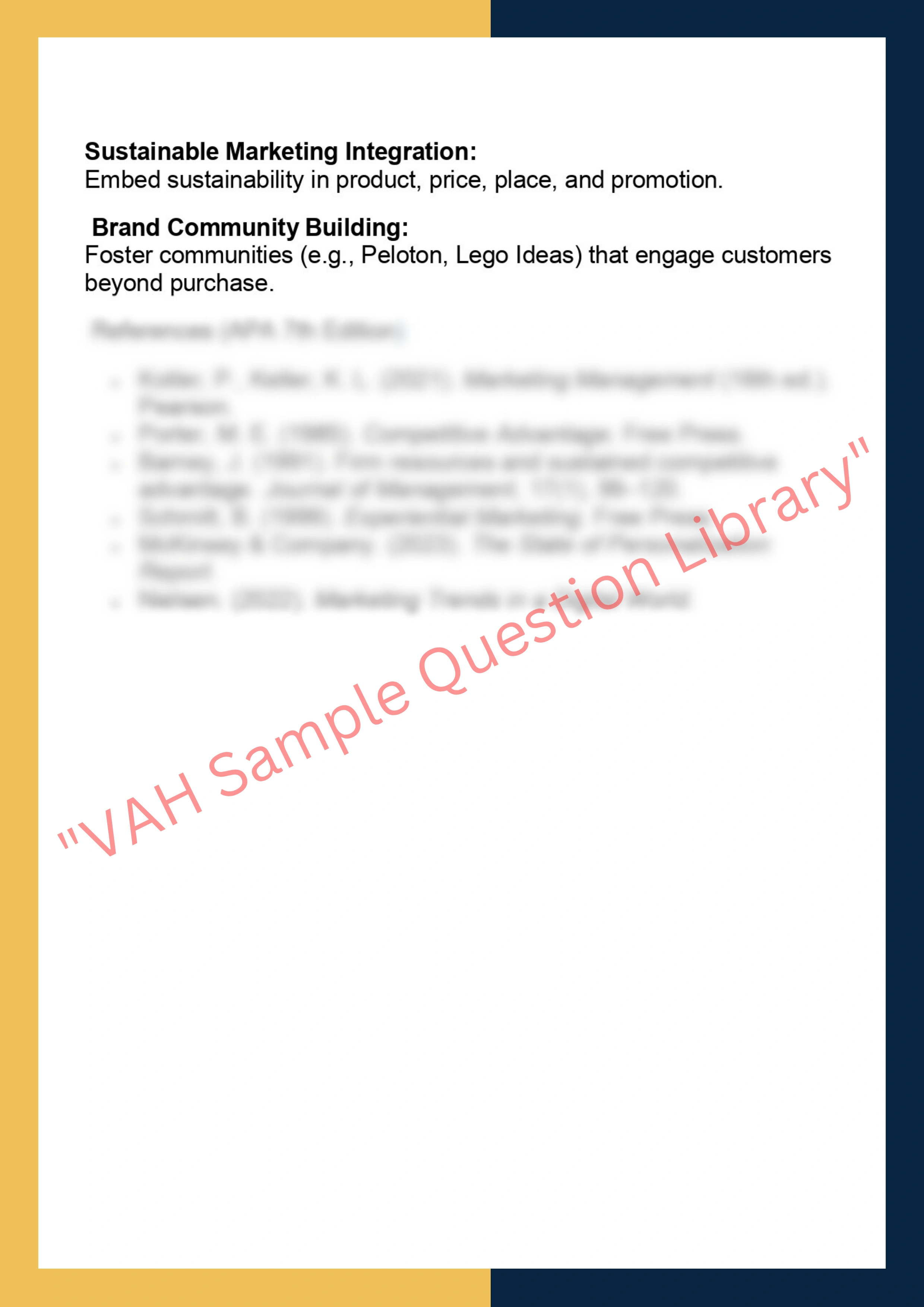MK520- Strategic Marketing Management 6