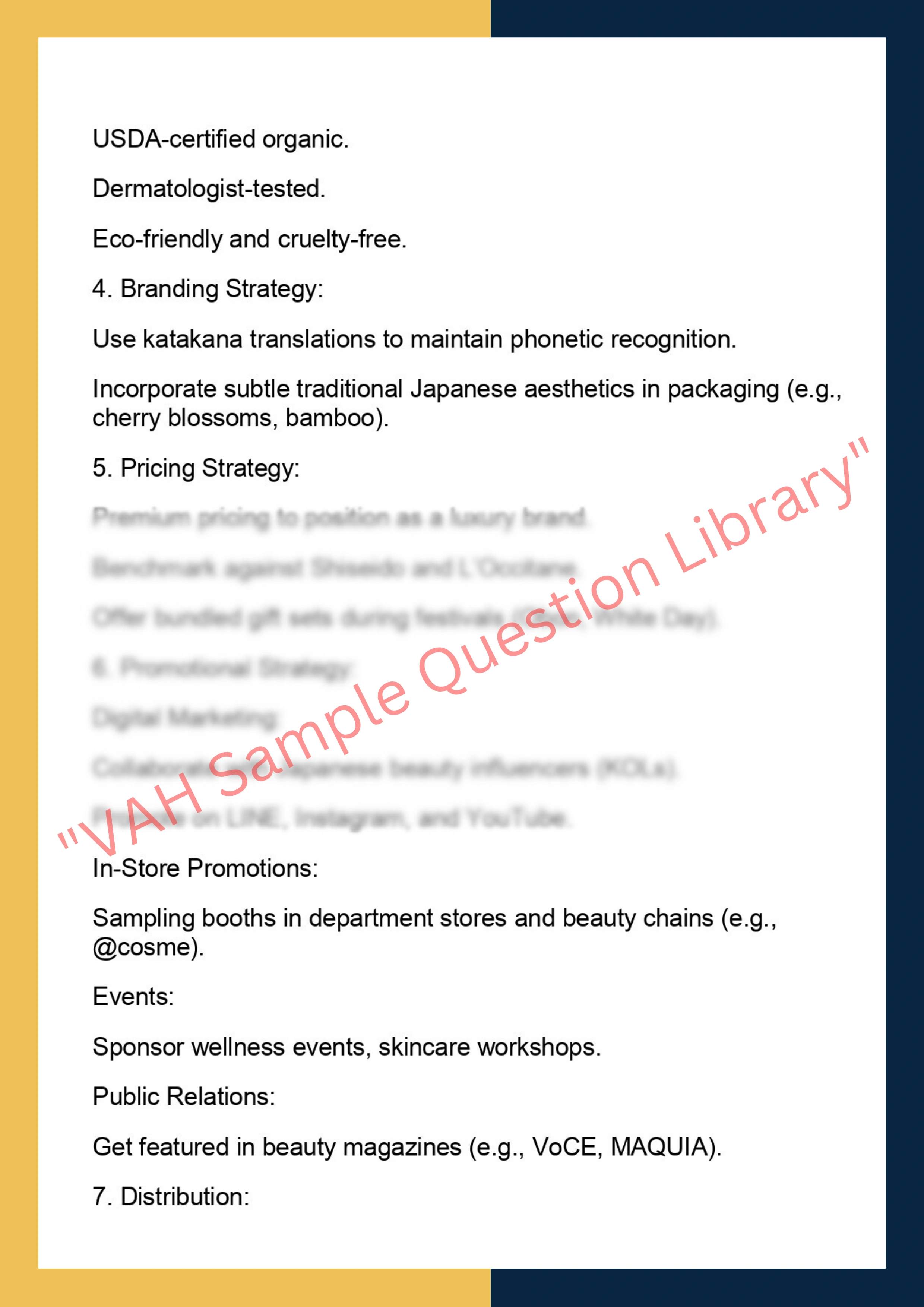 BUSMKT580– International and Cross-Cultural  Marketing 6