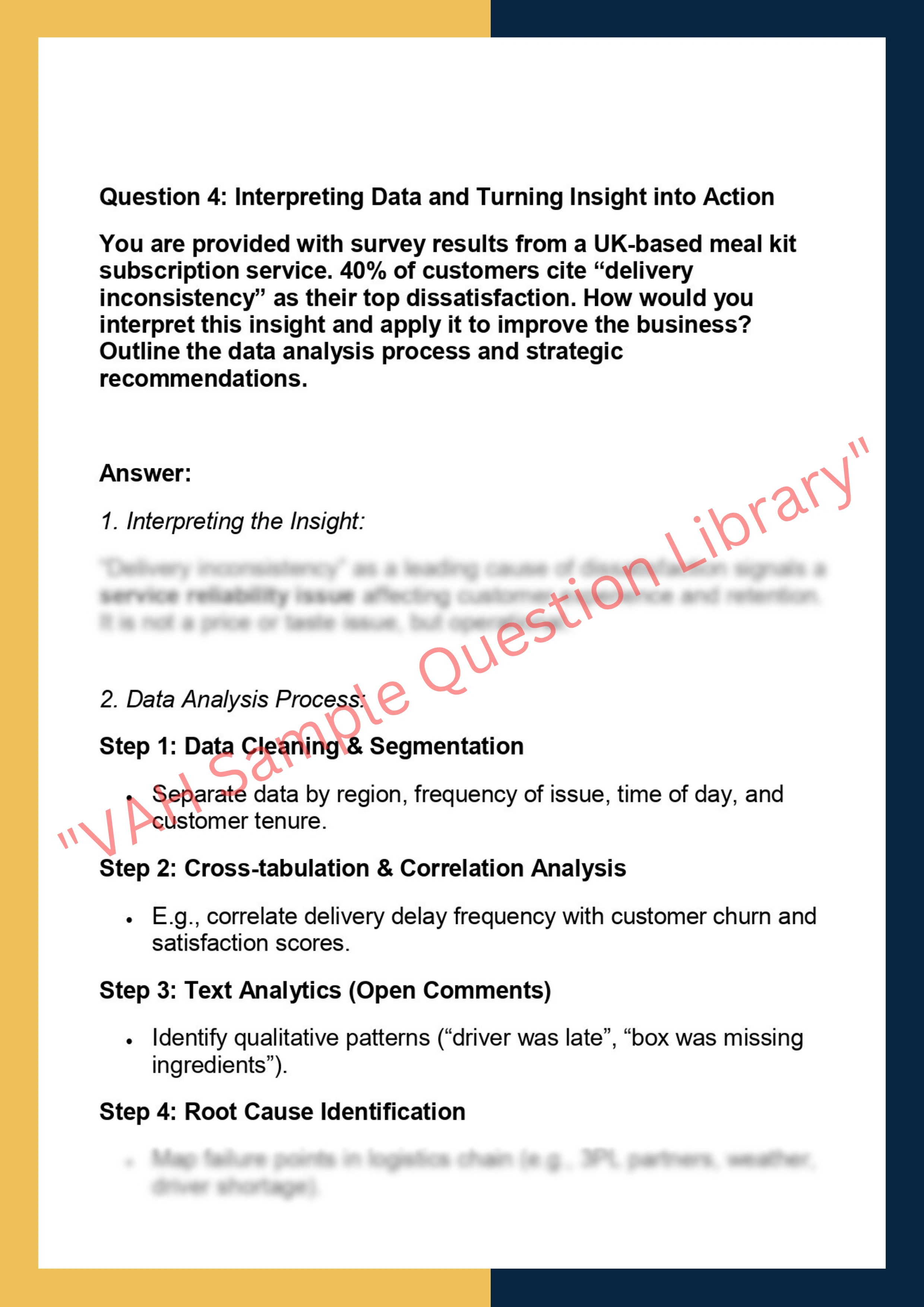 MK7003 Subject Title: Customer Insights and  Research 6