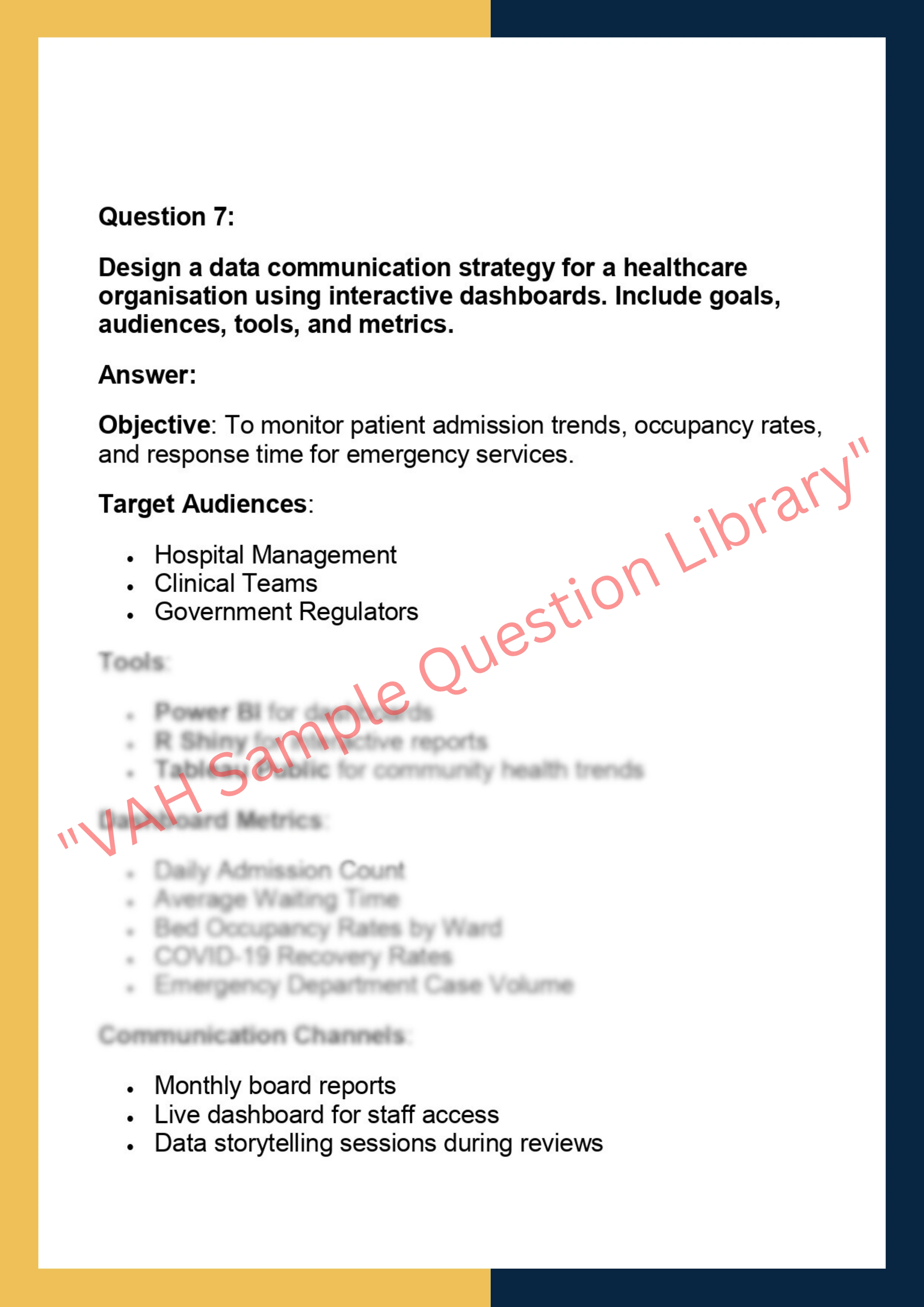 DSCE6004 –  Data Visualisation & Communication 7