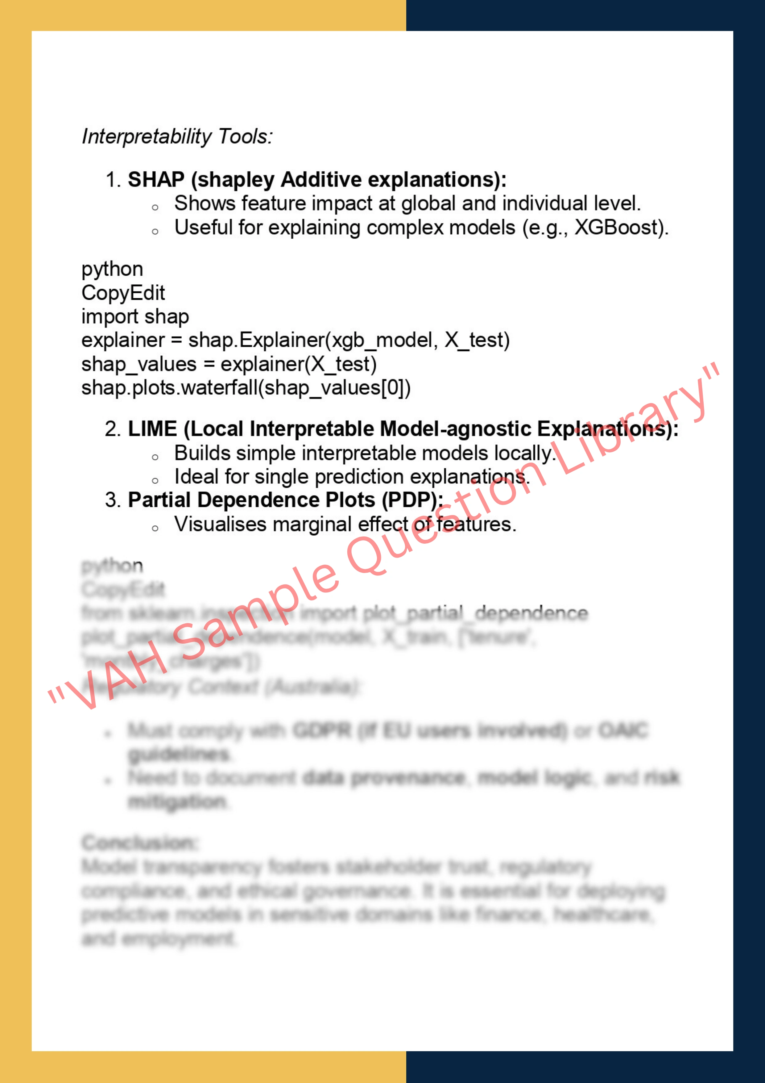 DSCE6016 – Predictive Analytics & Modelling 6