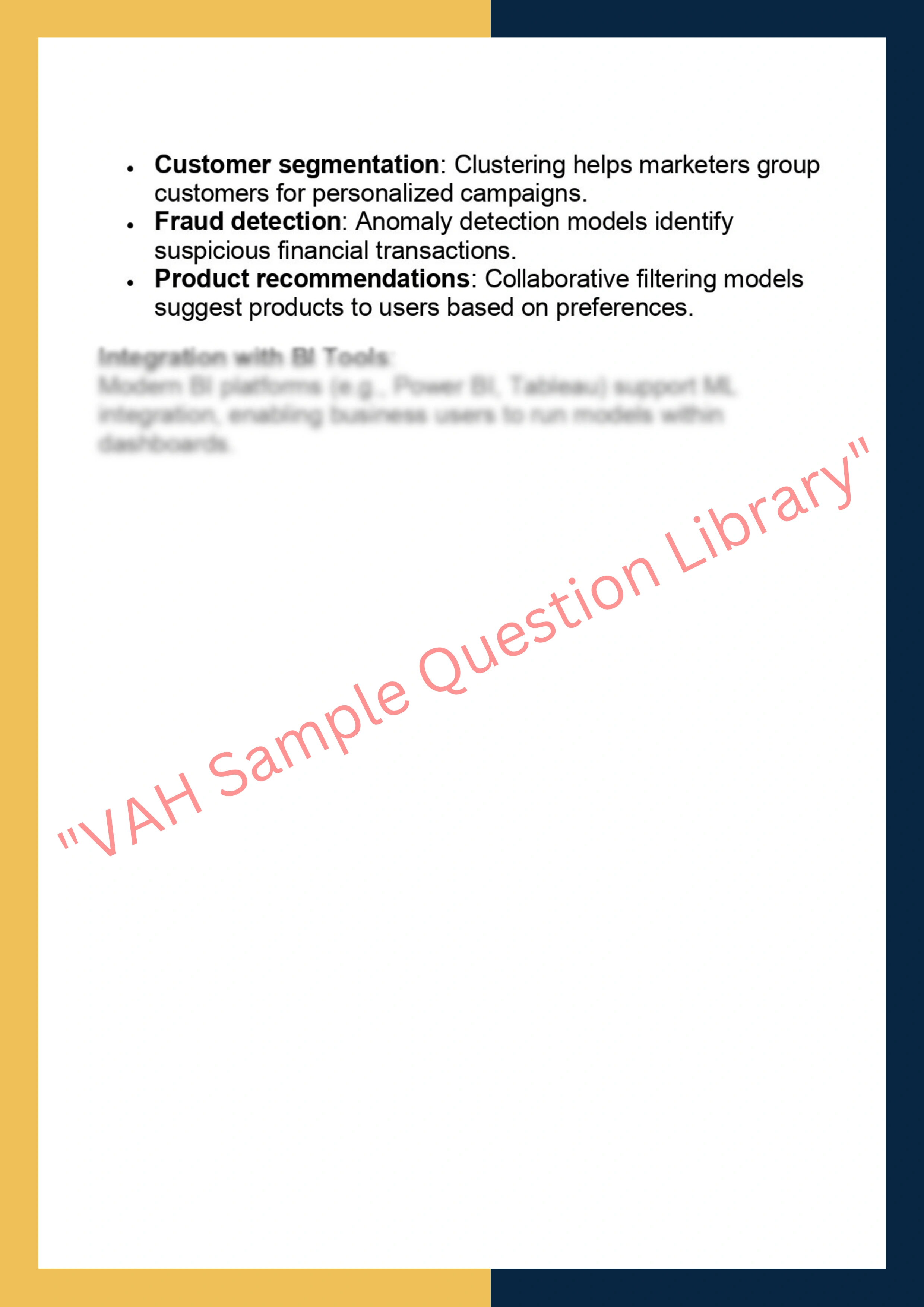 DS5009 – Data Science for Business  Intelligence 6