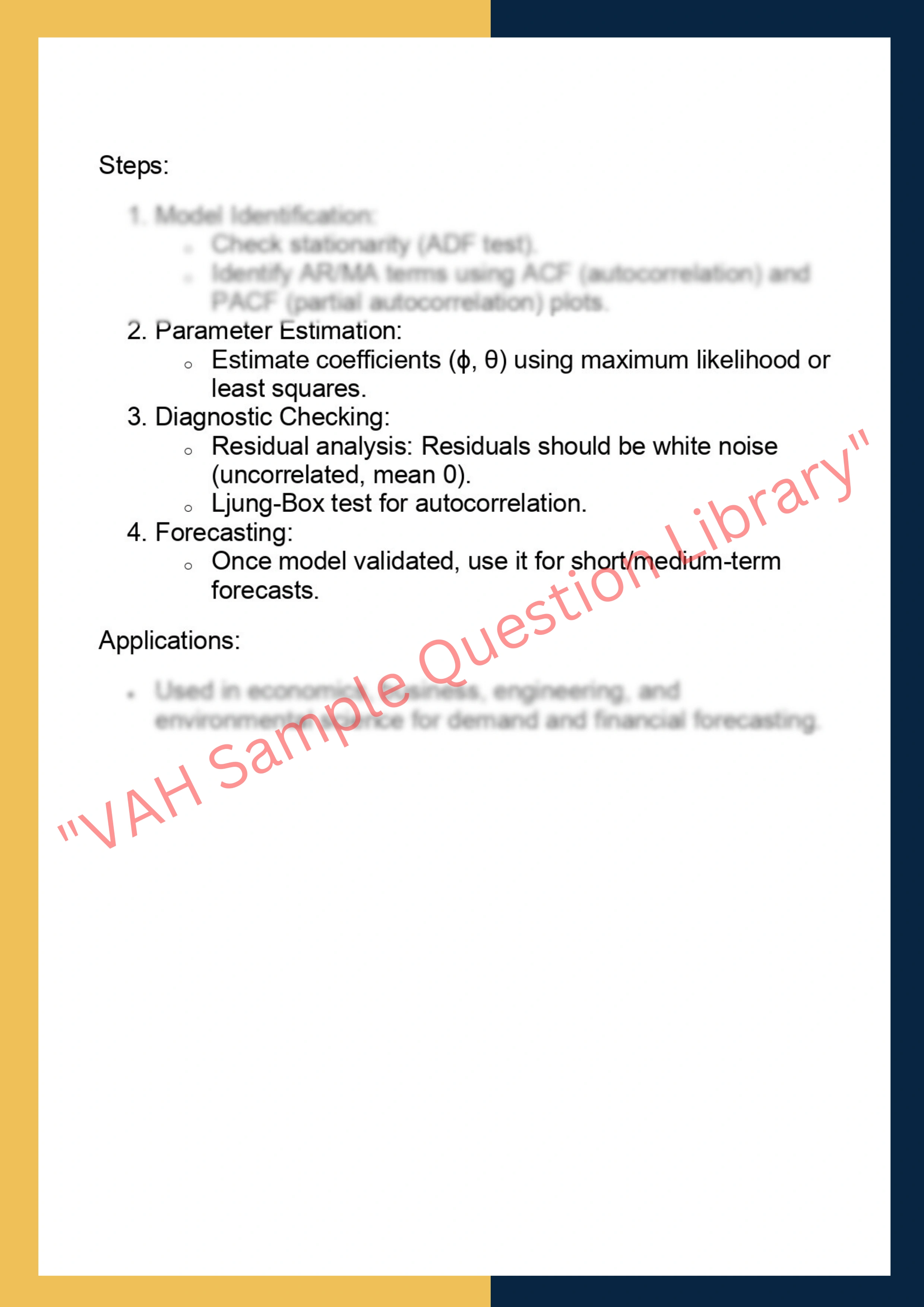 DS6009 – Time Series & Forecasting  Methods 6