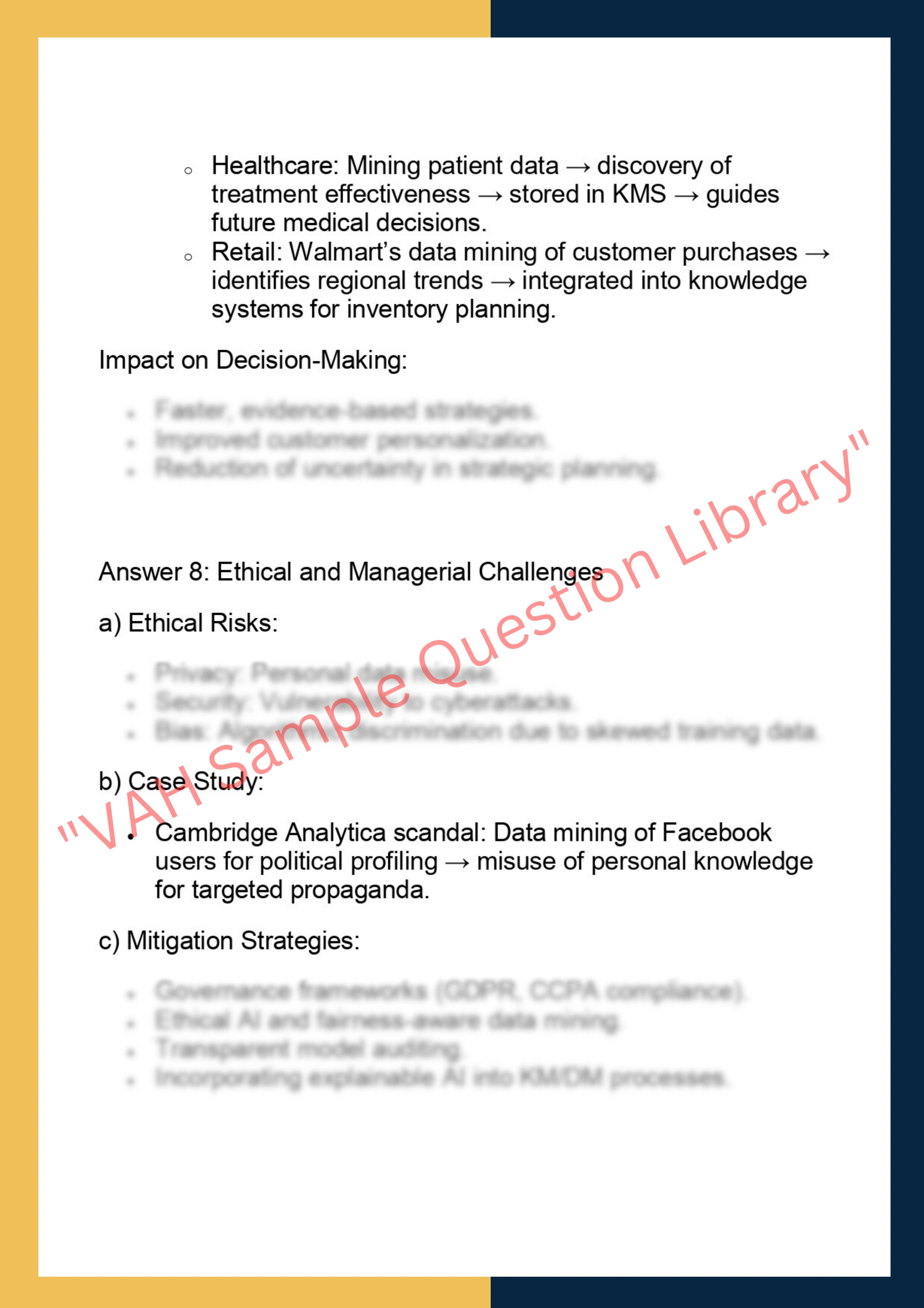 CSE6052– Knowledge Management and  Data Mining 6