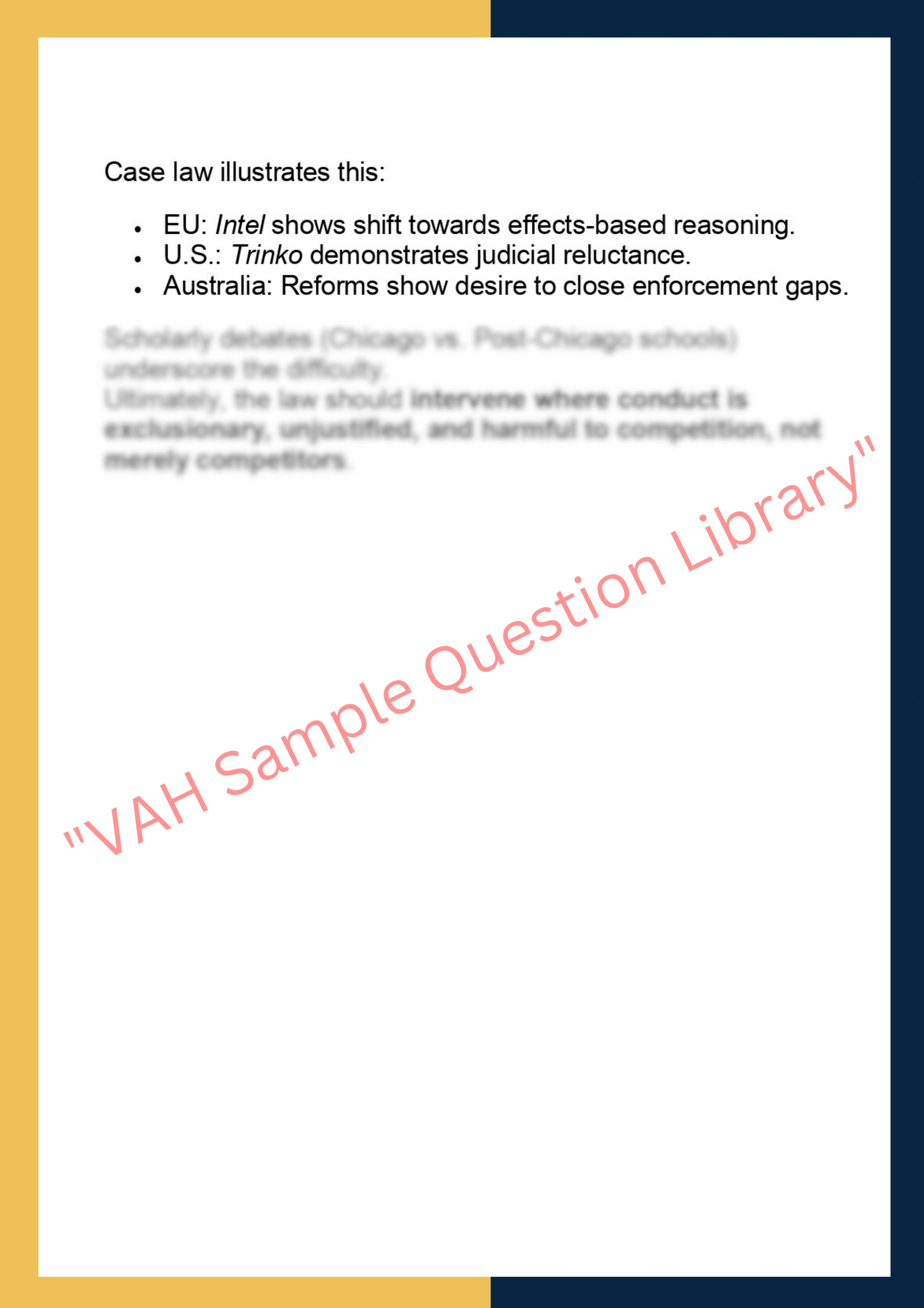 LAWS90066  – Unilateral Conduct 6