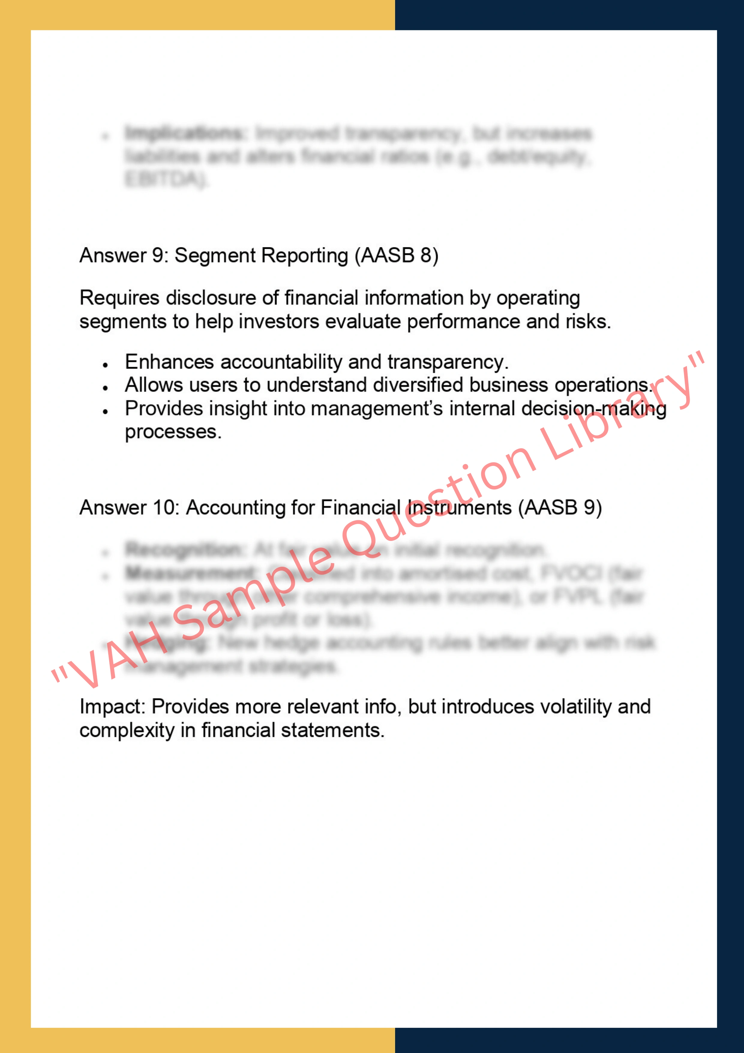 ACCT7001  – Advanced Financial  Accounting 6