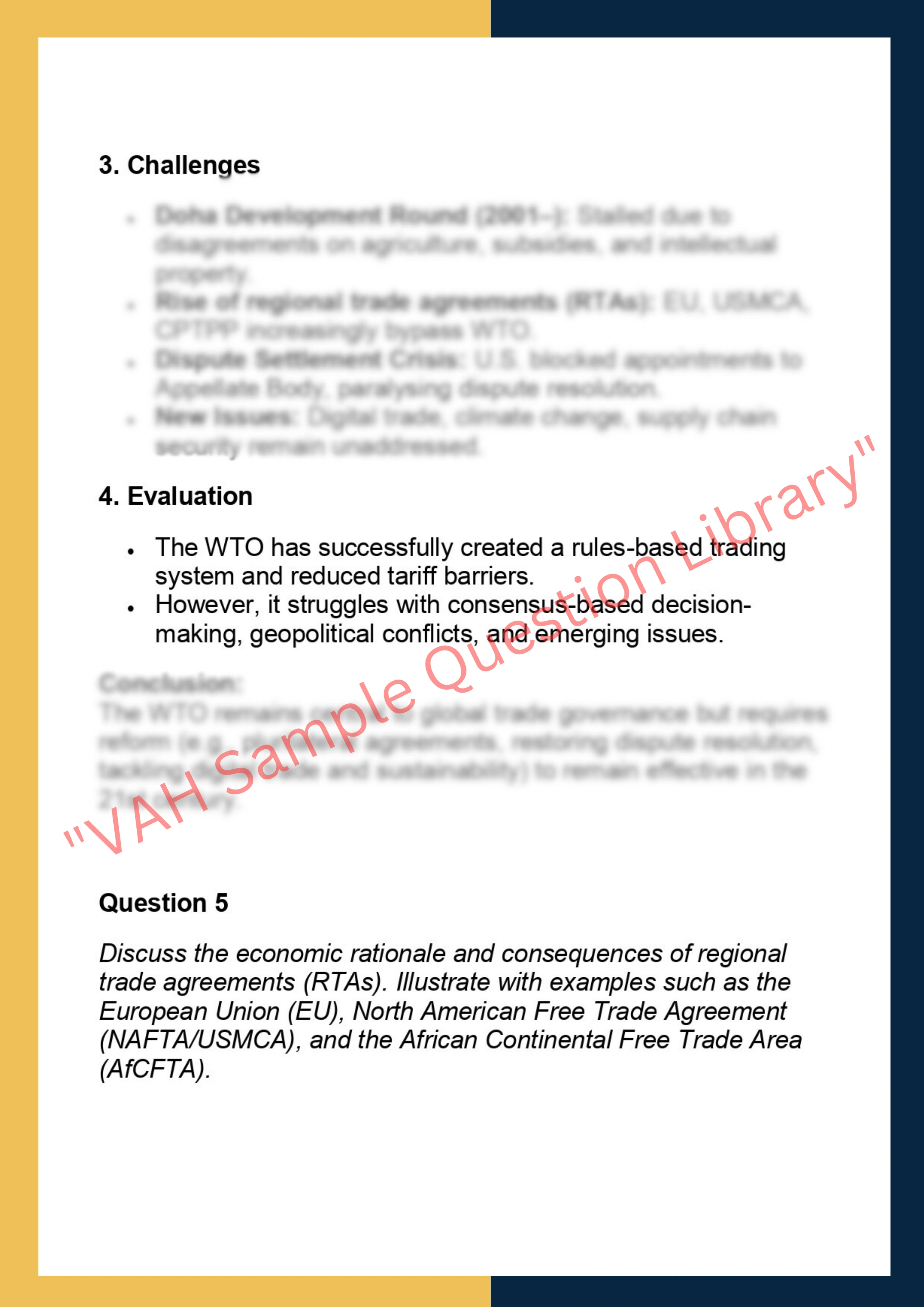 ECNM7020 –  International Economics 6