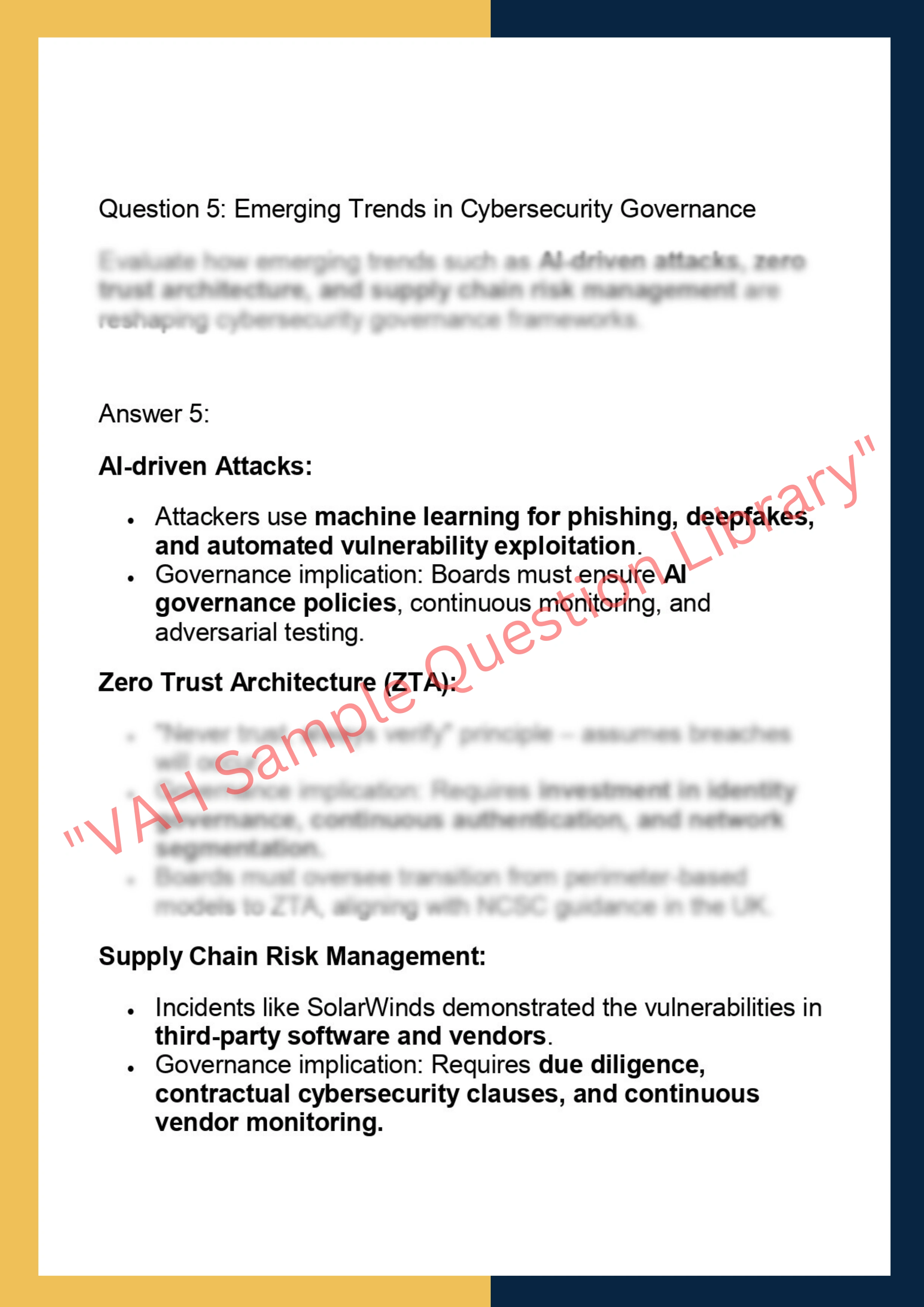 CYBR7004 – Cybersecurity & Risk Governance 6