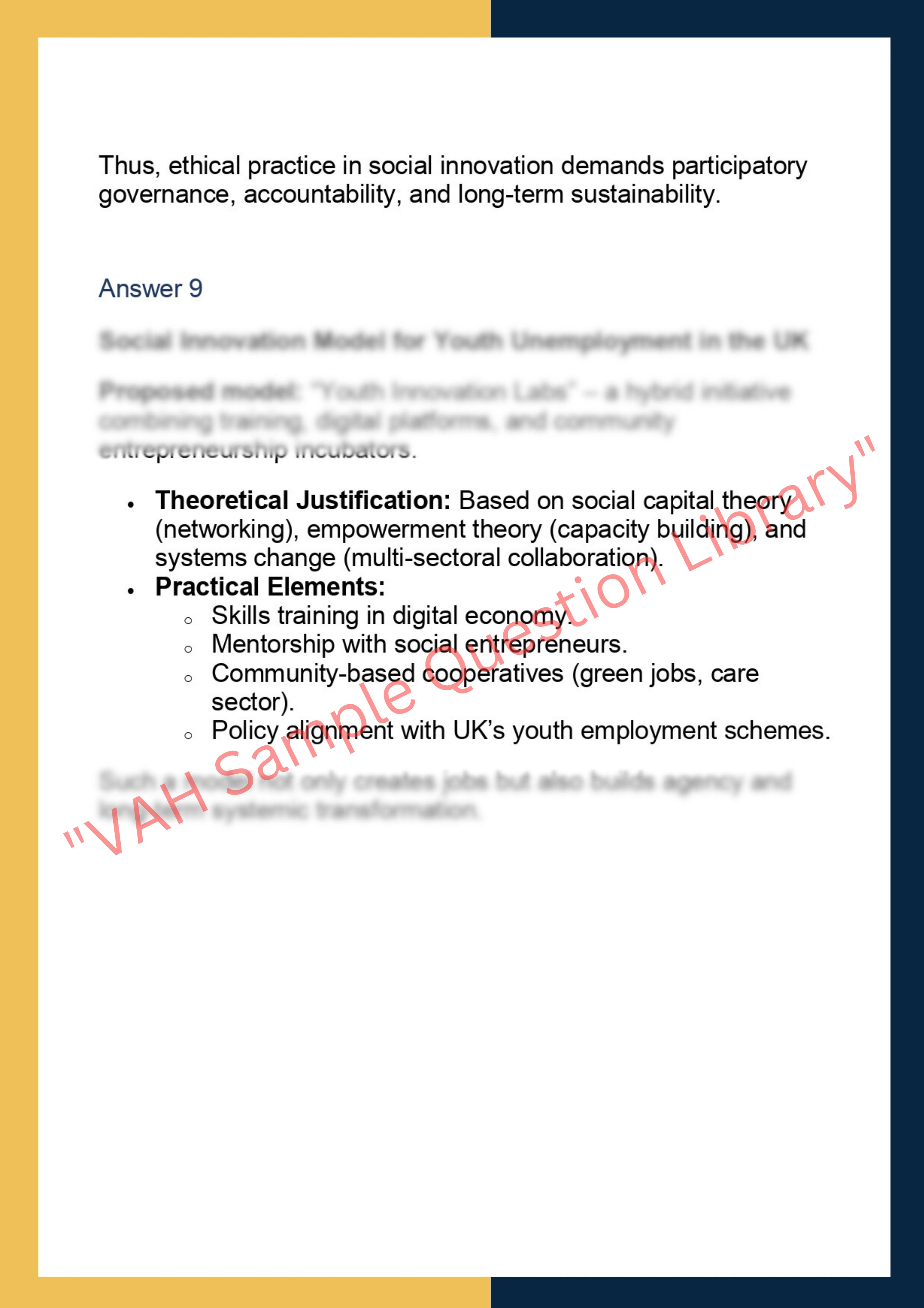 SOCI7200 – Social Innovation & Development 6