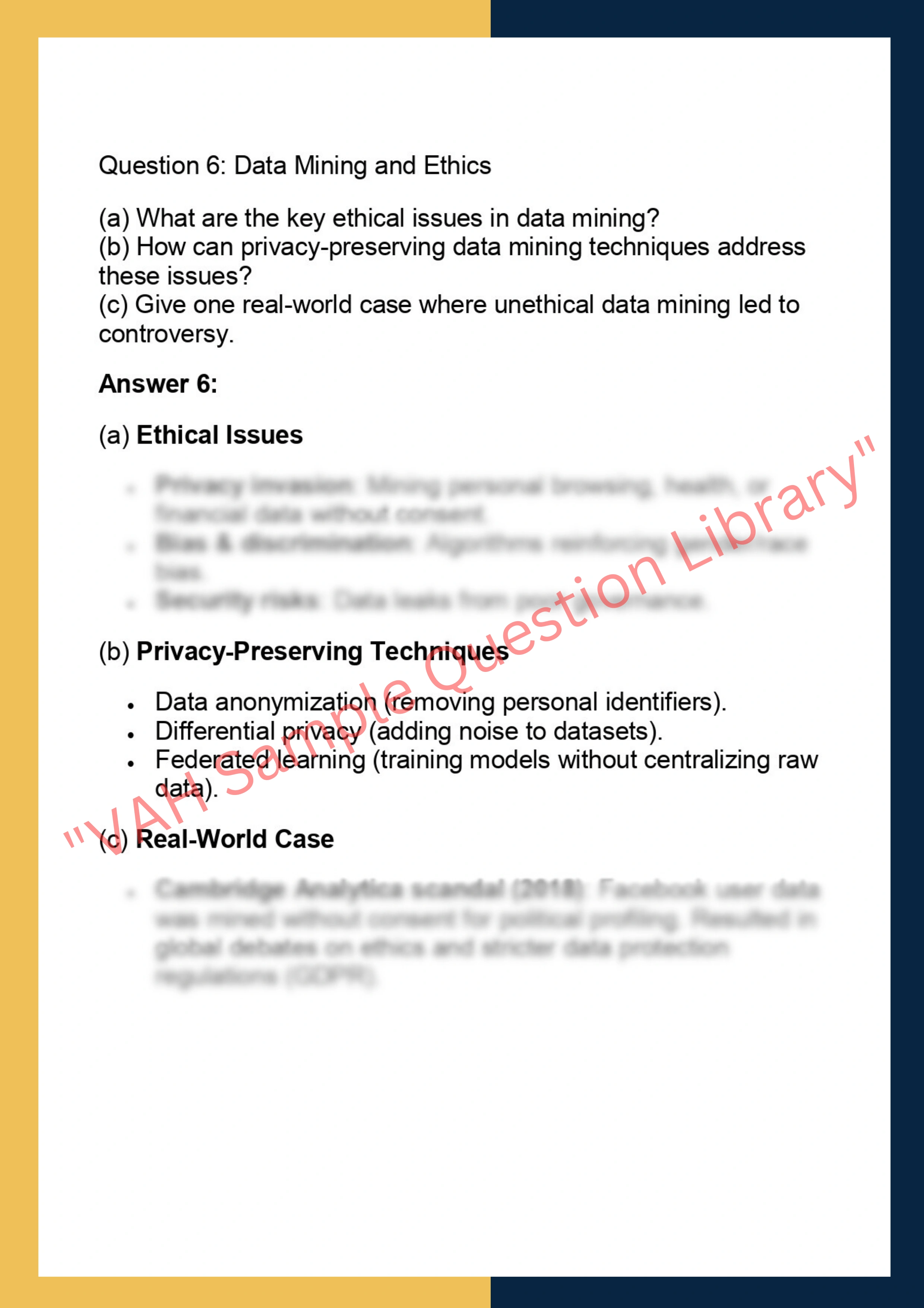 CSC-272 – Introduction to Data Mining 6