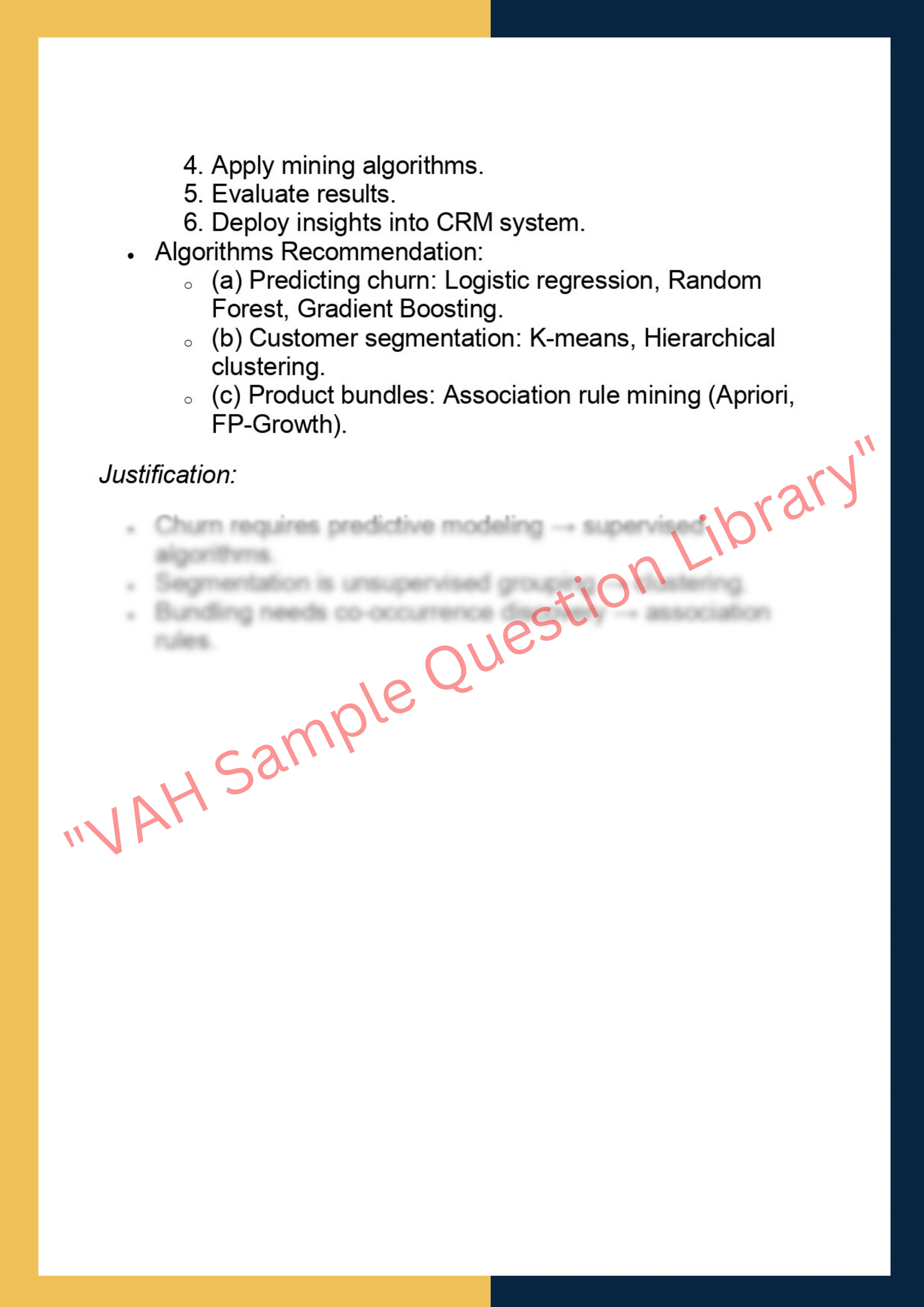 CS 634 – Data  Mining 6