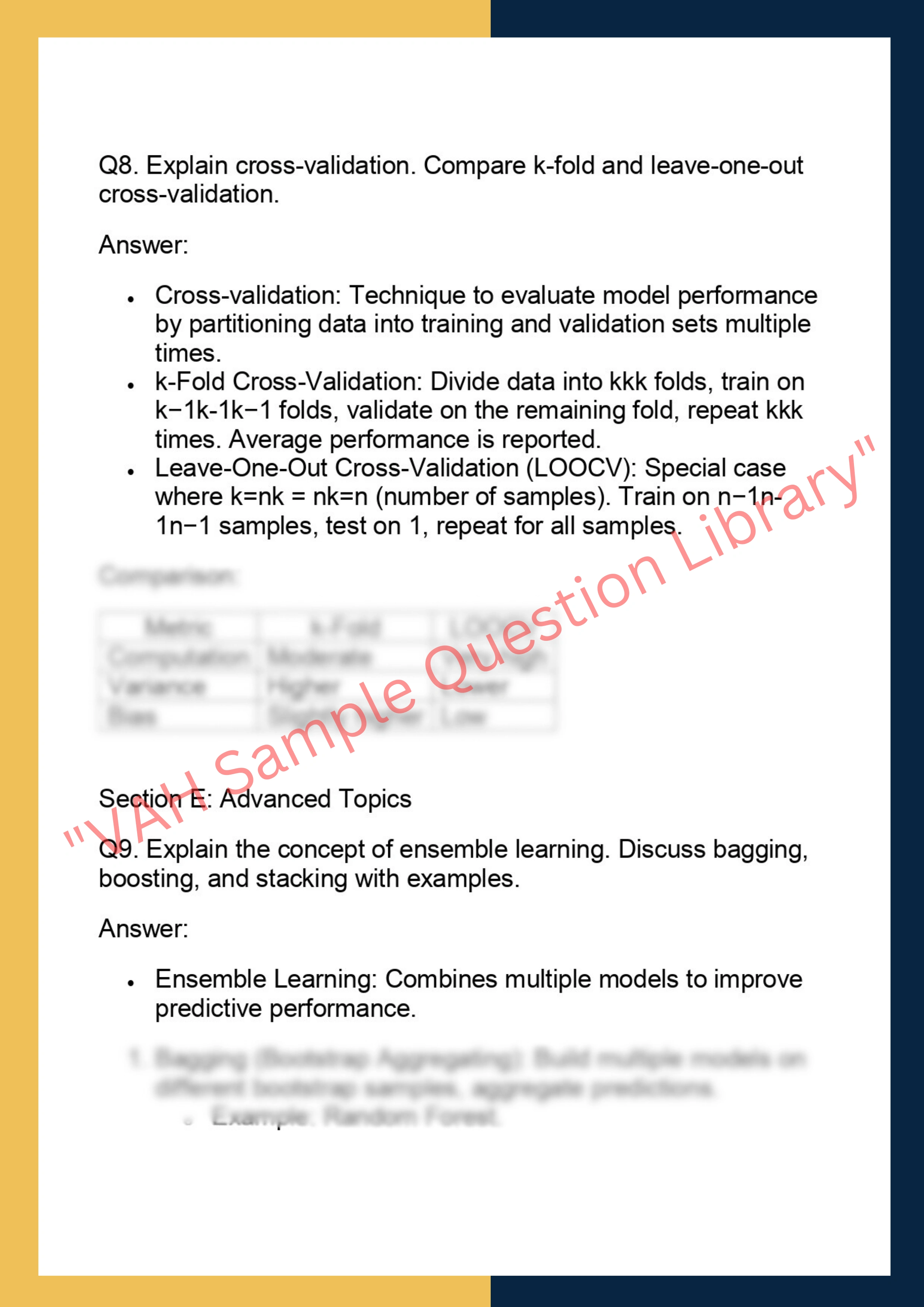 COMP527 – Data Mining and Machine Learning 6