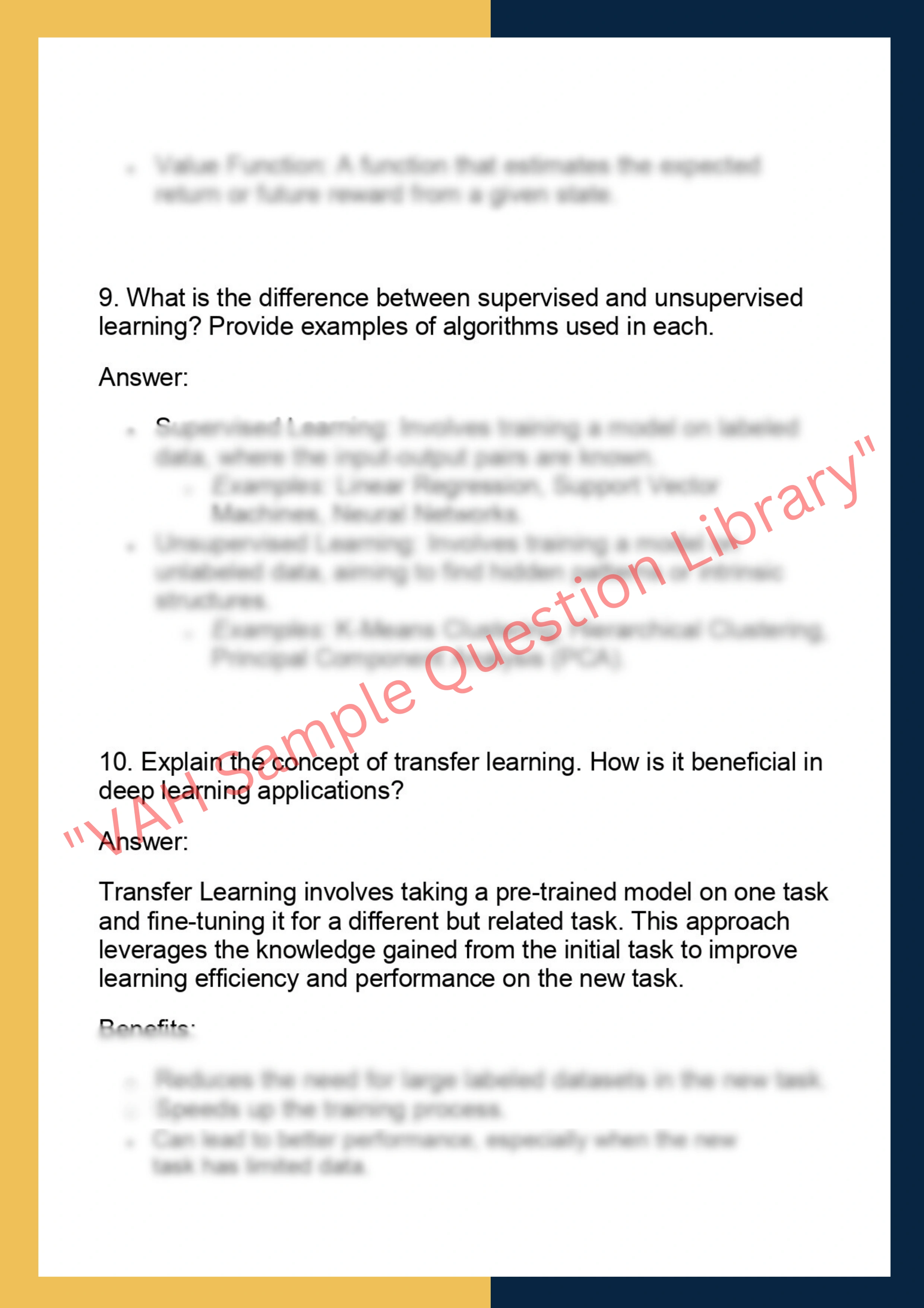 CSCM26 – Advanced Topics in Machine  Learning 6