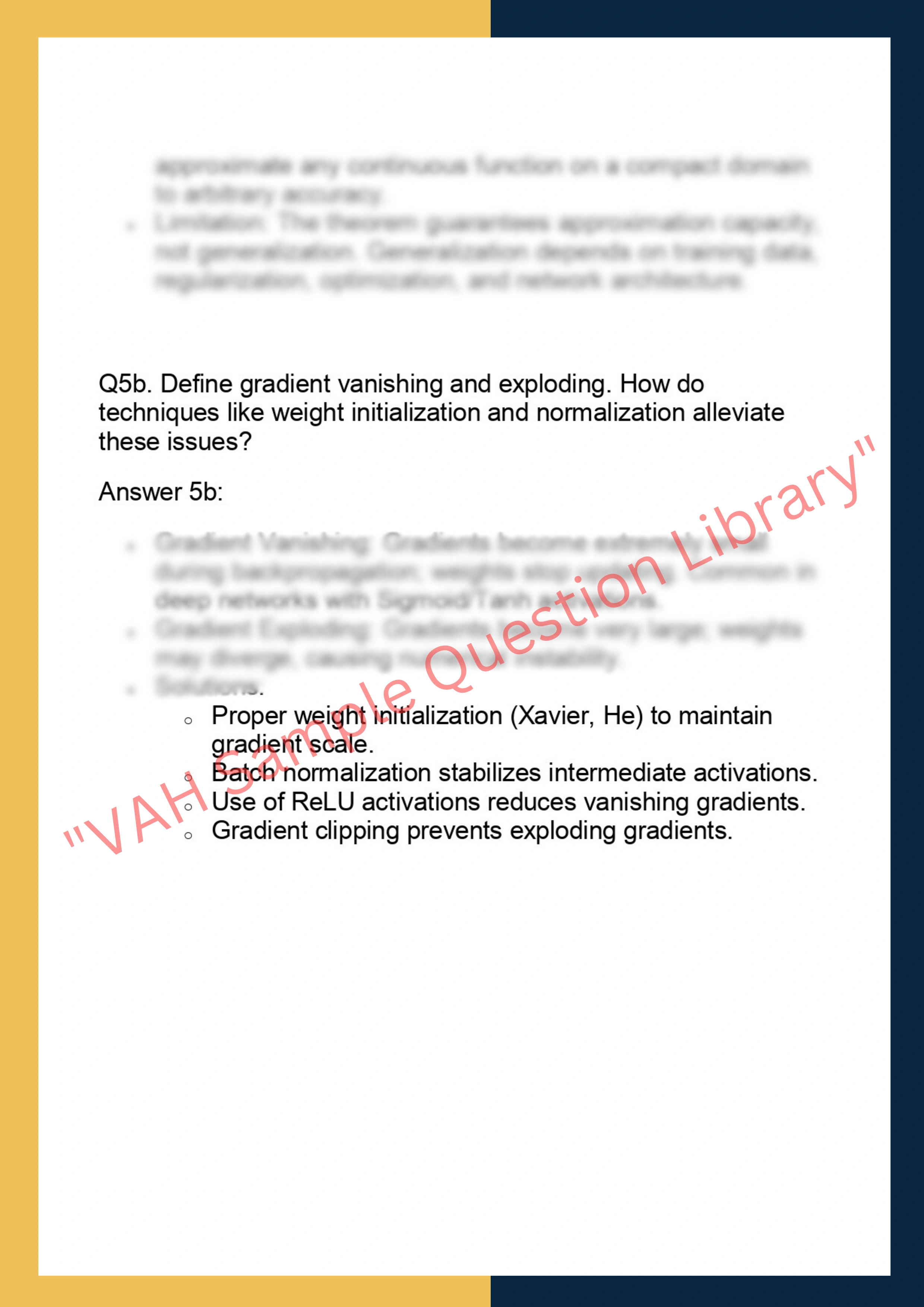 COMP9444 – Neural Networks and Deep  Learning 6