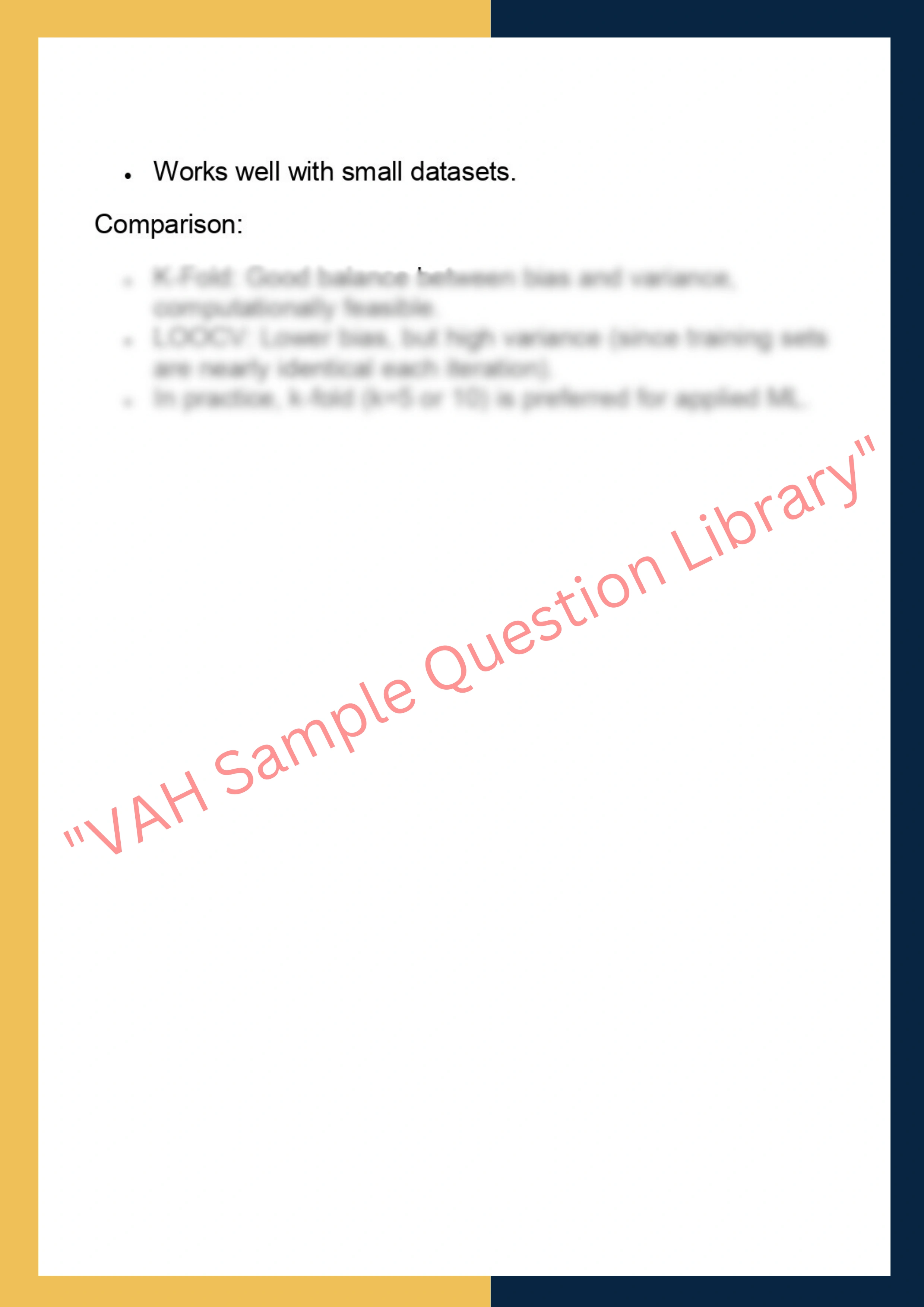 CSIT5120 – Applied Machine Learning 6