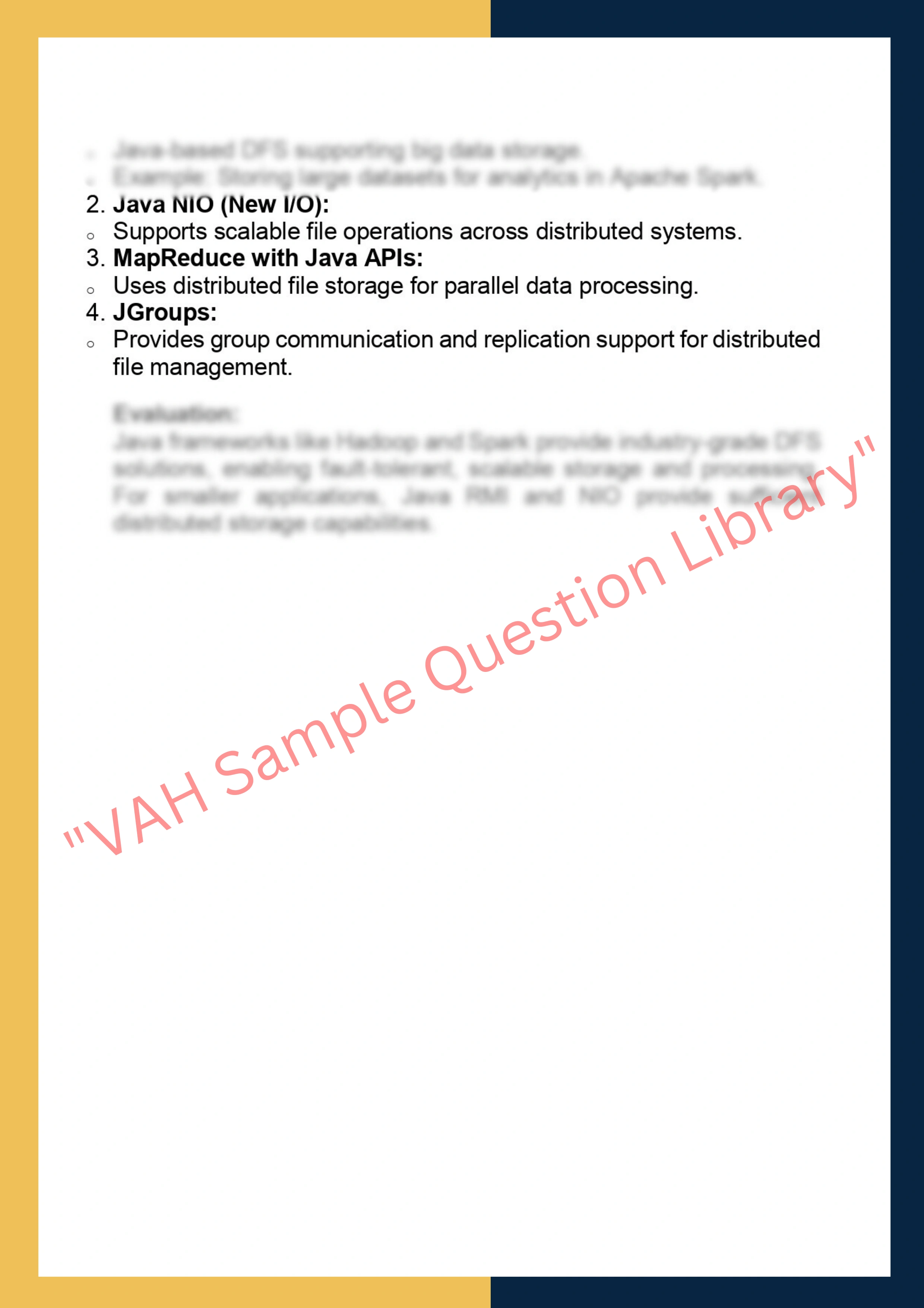 DSJ605 Distributed Systems using Java 6