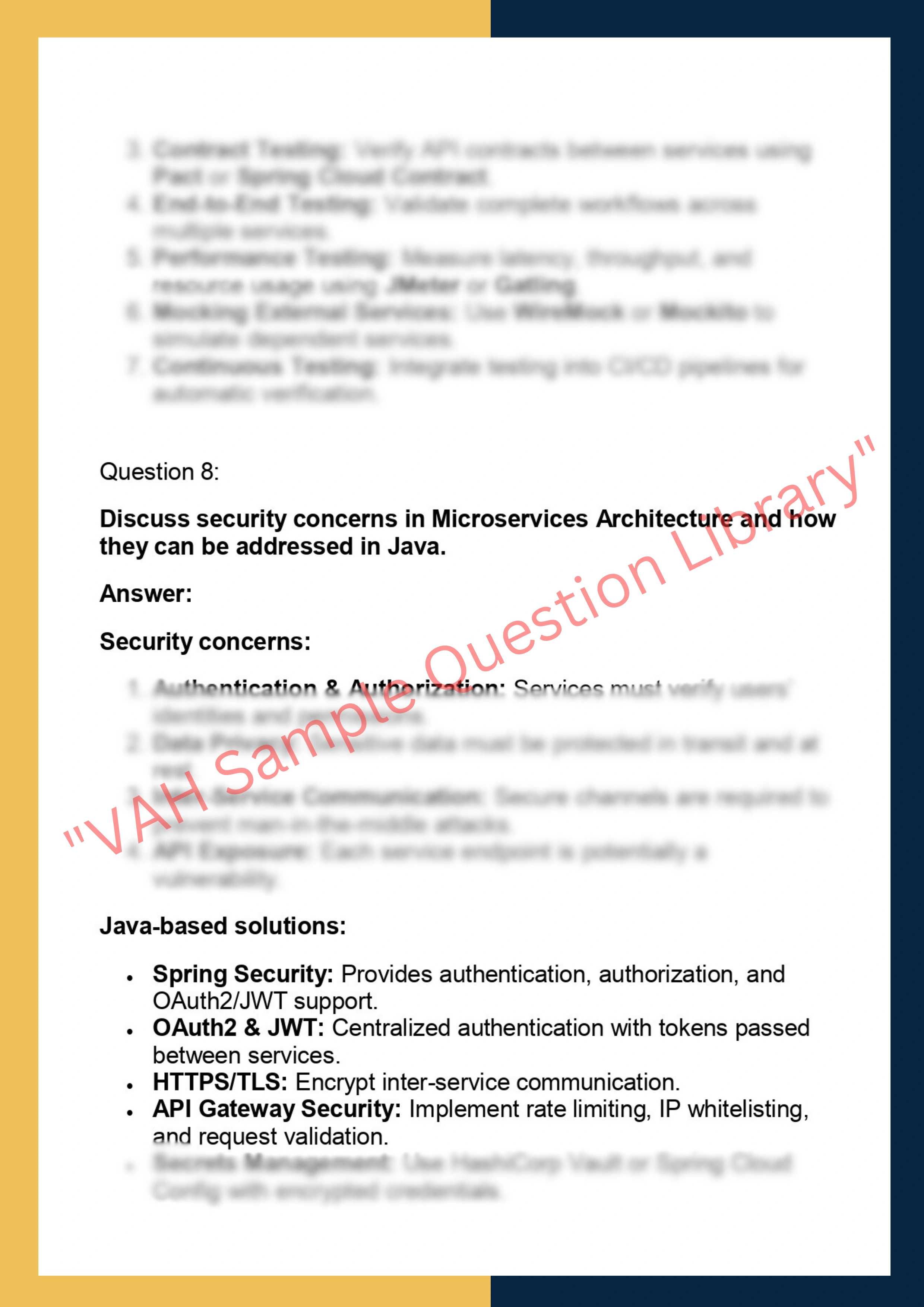 MSAJ612 – Microservices Architecture in Java 6