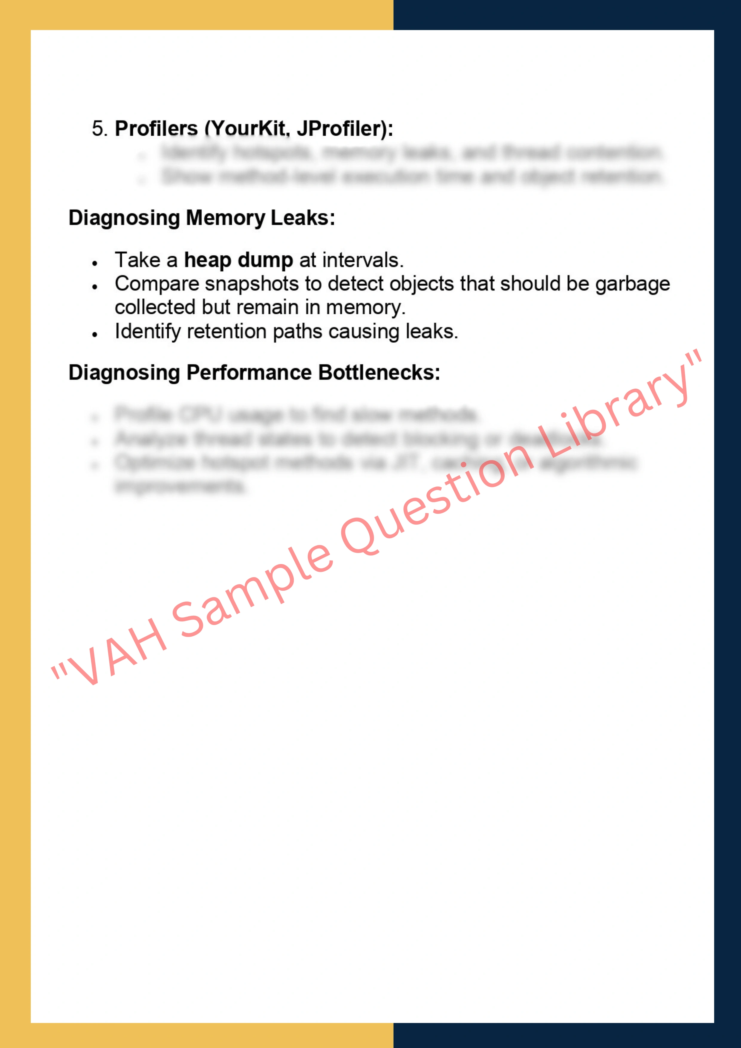 JVMPT614 – JVM Internals & Performance  Tuning 6