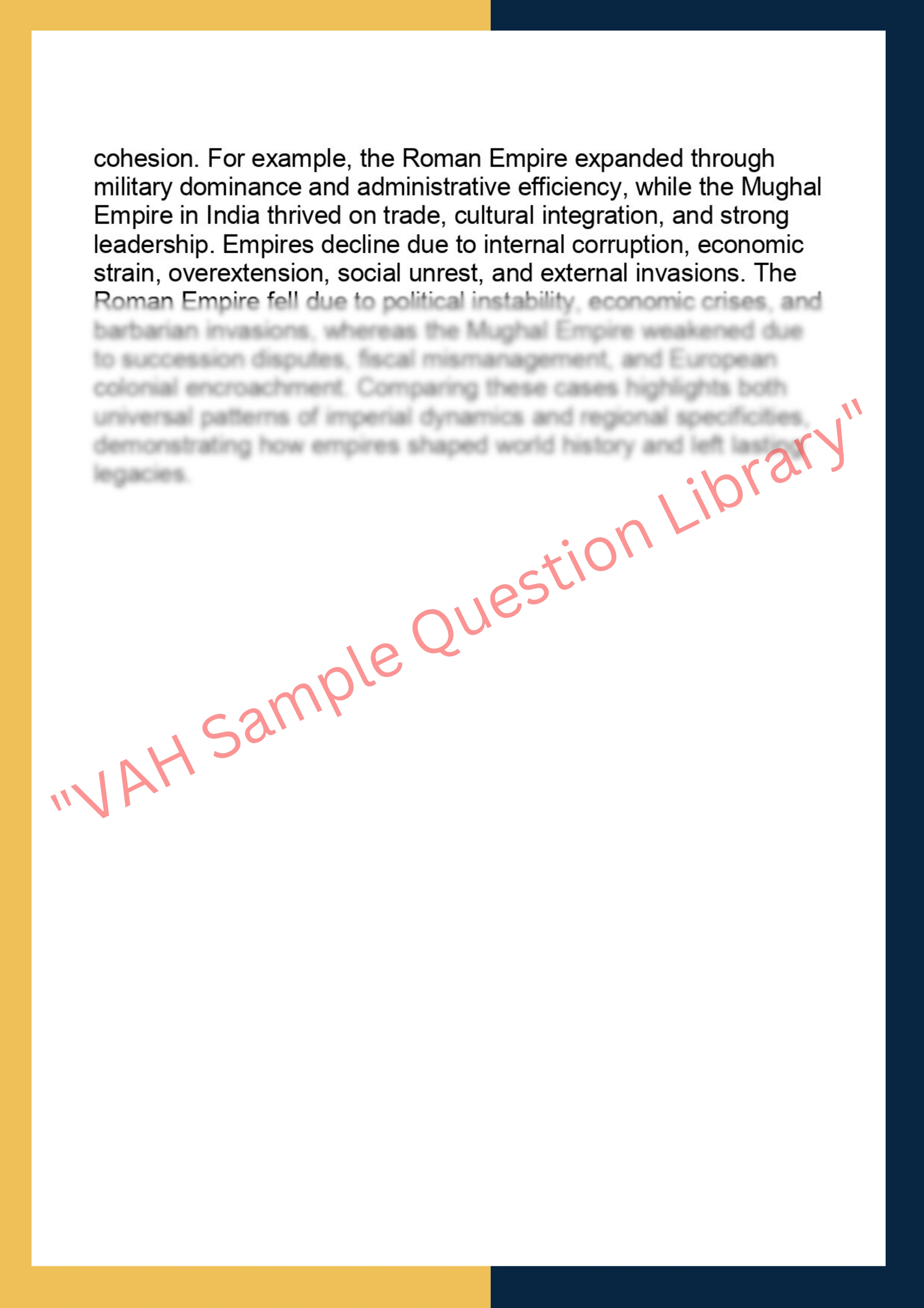 HIS101 –  World History 6