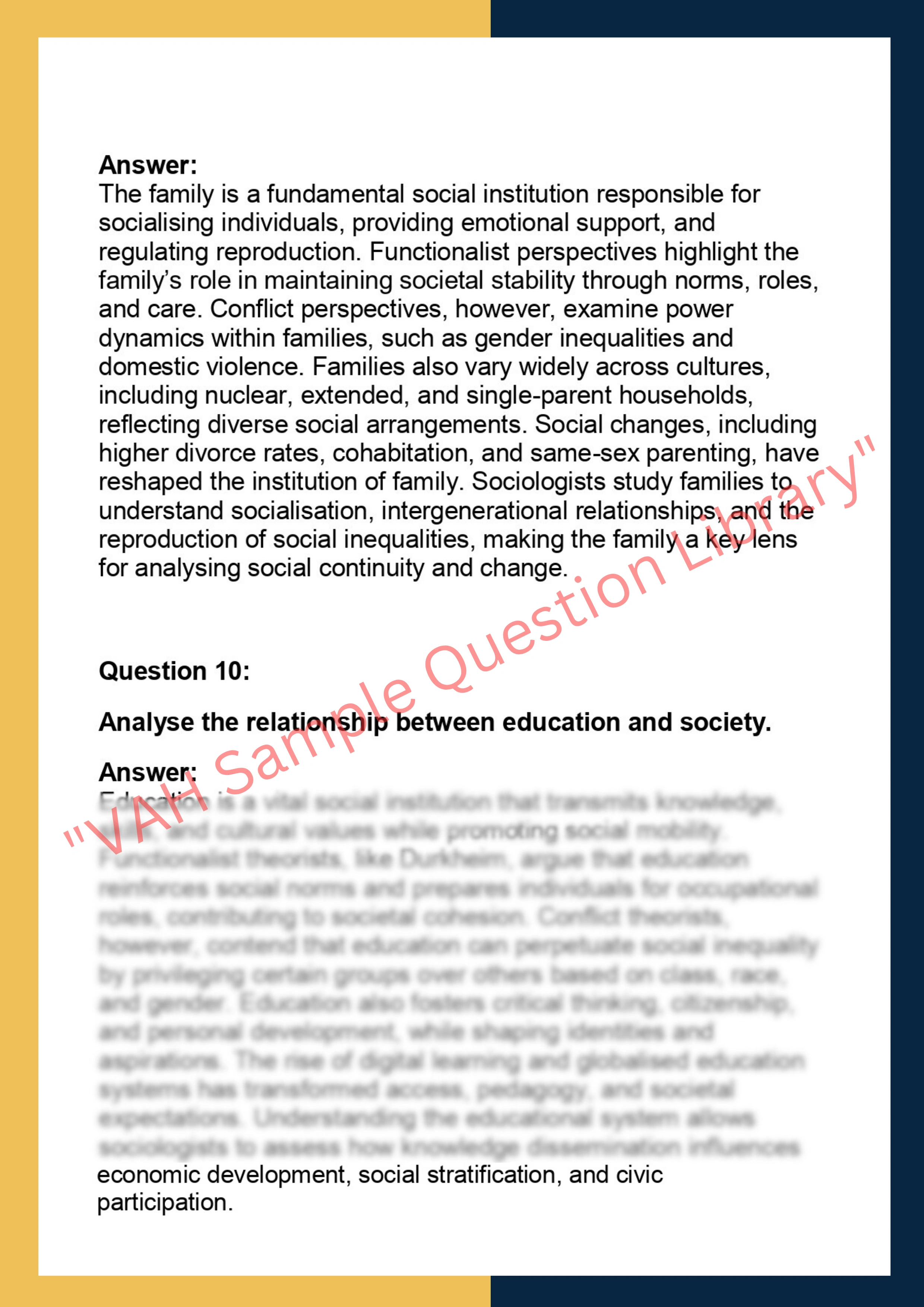 SOC101 –  Introduction to Sociology 6