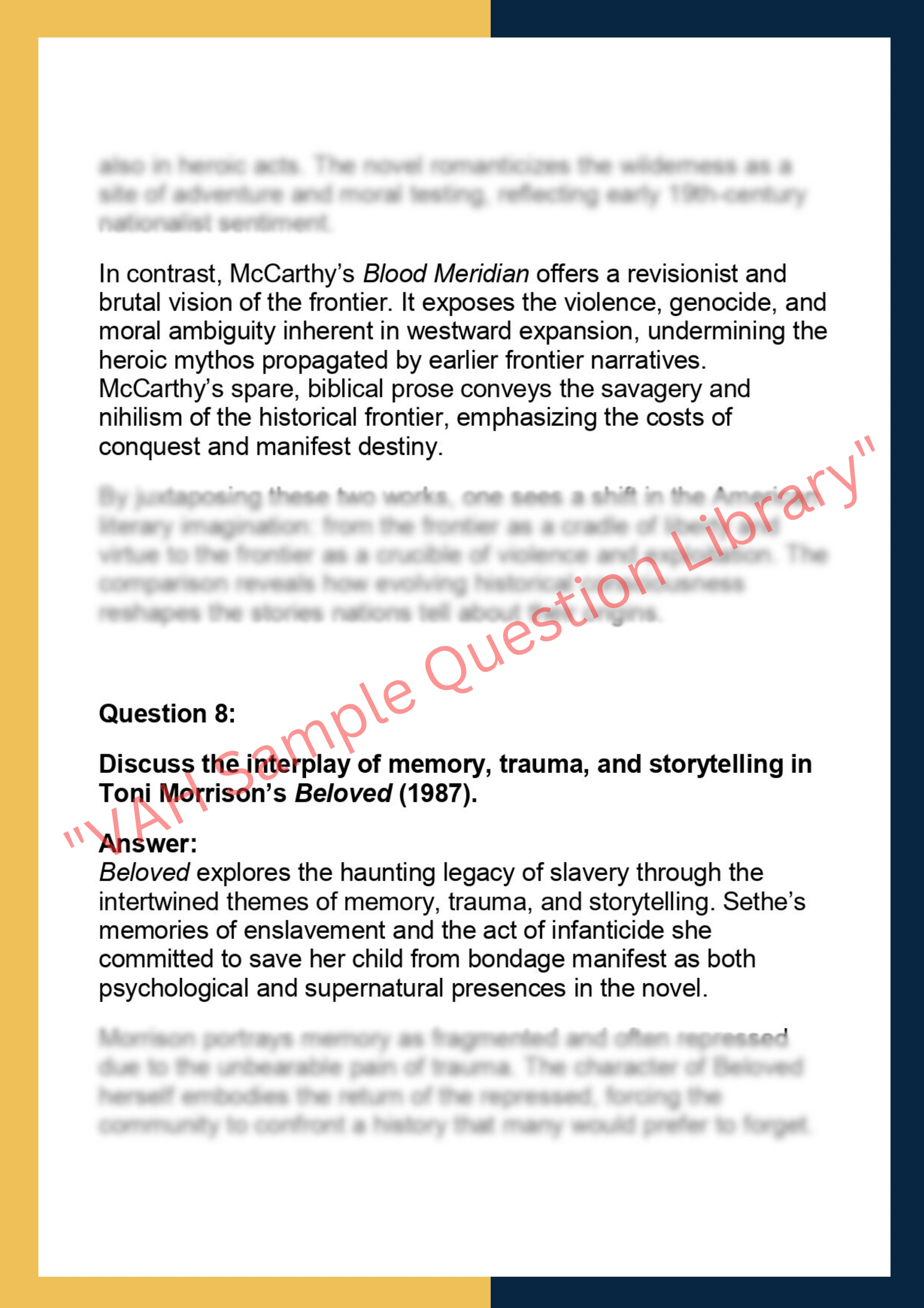LIT101 – English  Literature 6