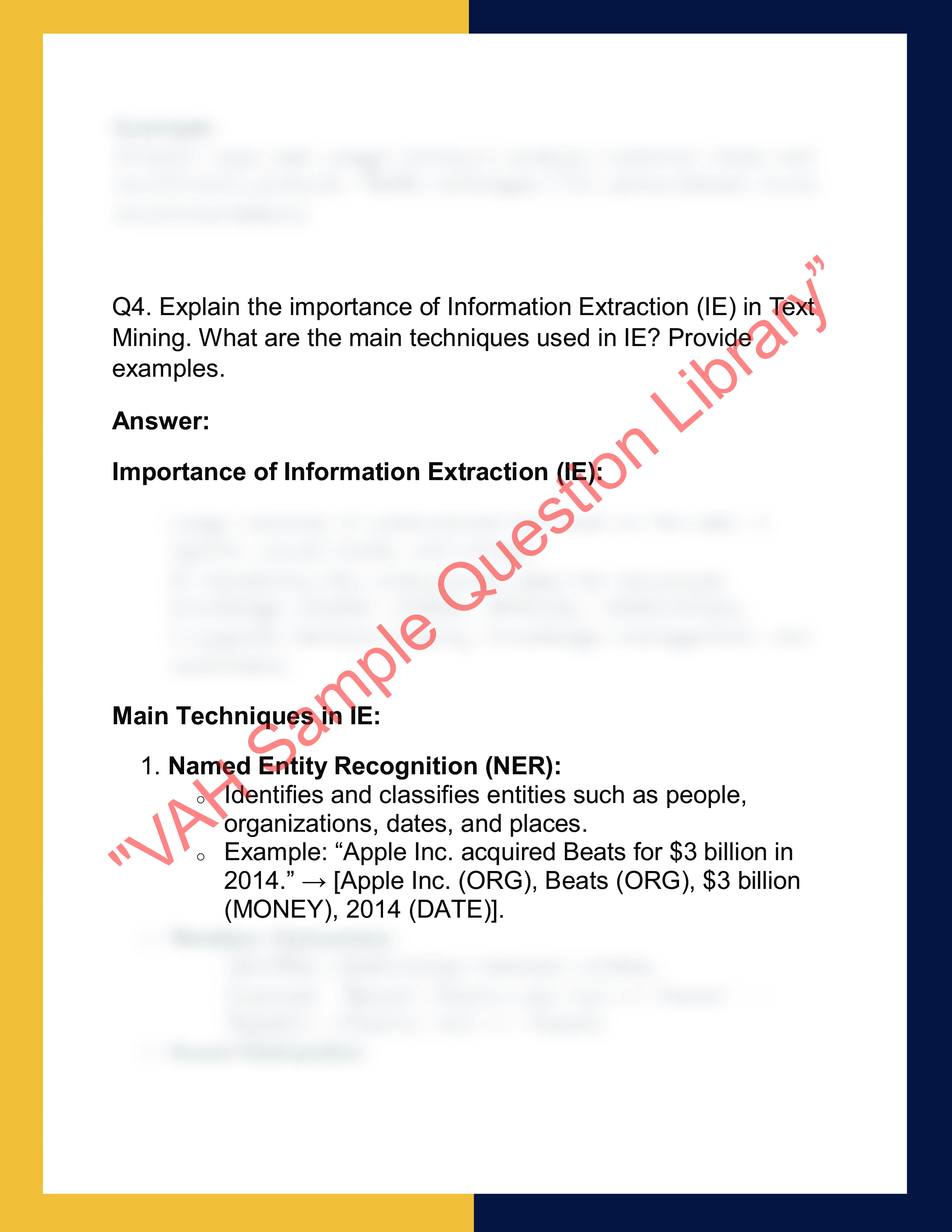 CIS 584 –  Web & Text Mining 6